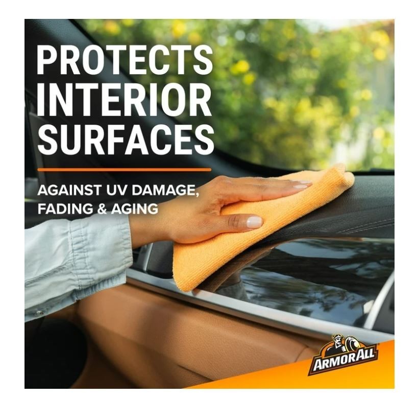 (2 pack) Armor All Ultra Shine Protectant Car Cleaning Spray – 16 fl oz