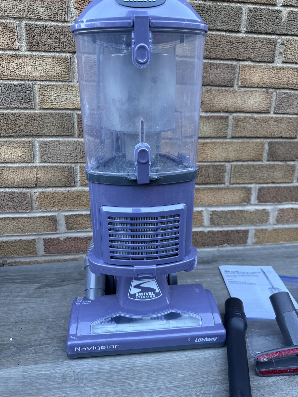 Shark NV352 Navigator Lift-Away Vacuum HEPA Filter Swivel Carpet Lavender