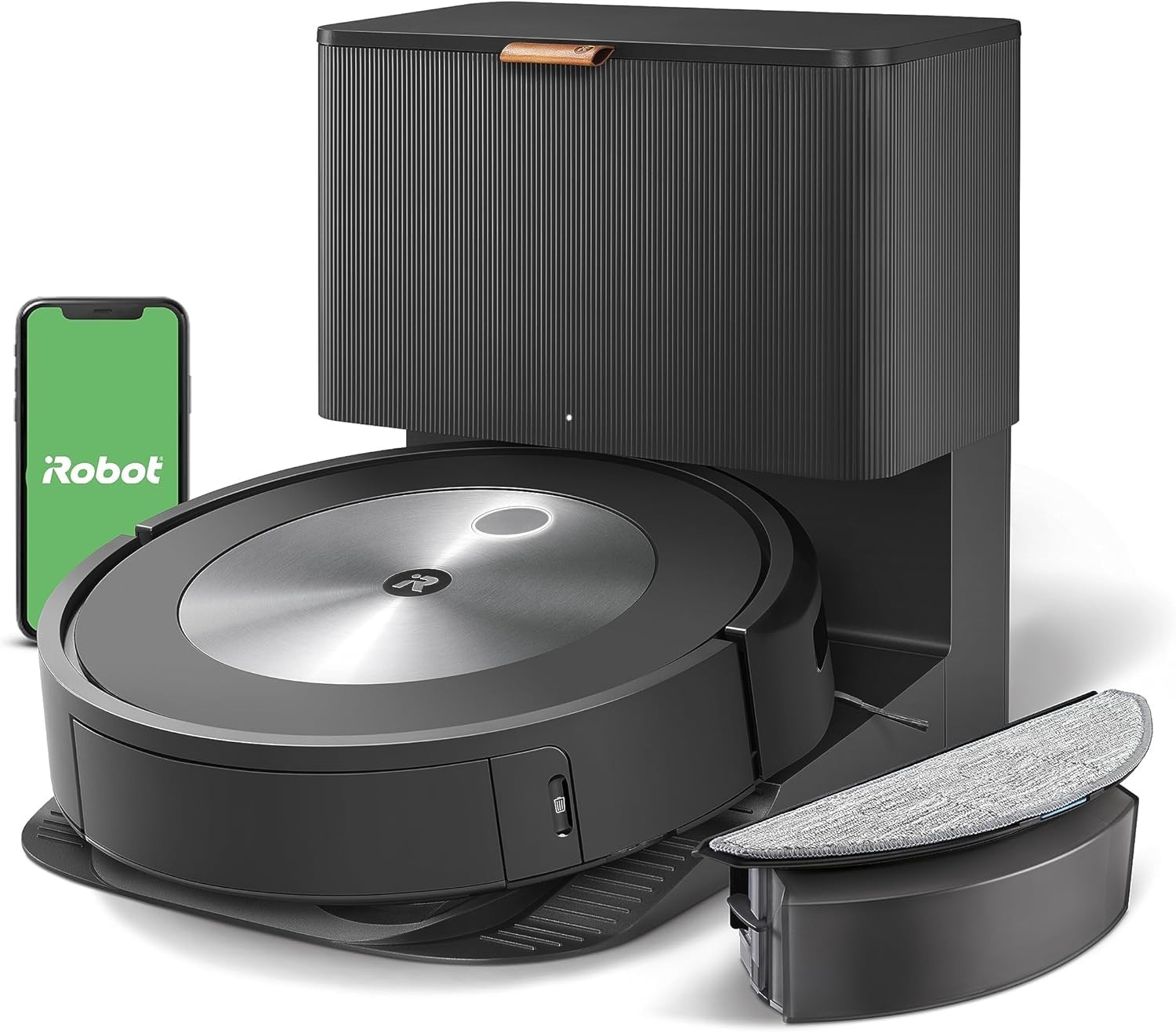 IROBOT ROOMBA COMBO J5+ SELF-EMPTYING ROBOT VACUUM & MOP J557020 – BLACK
