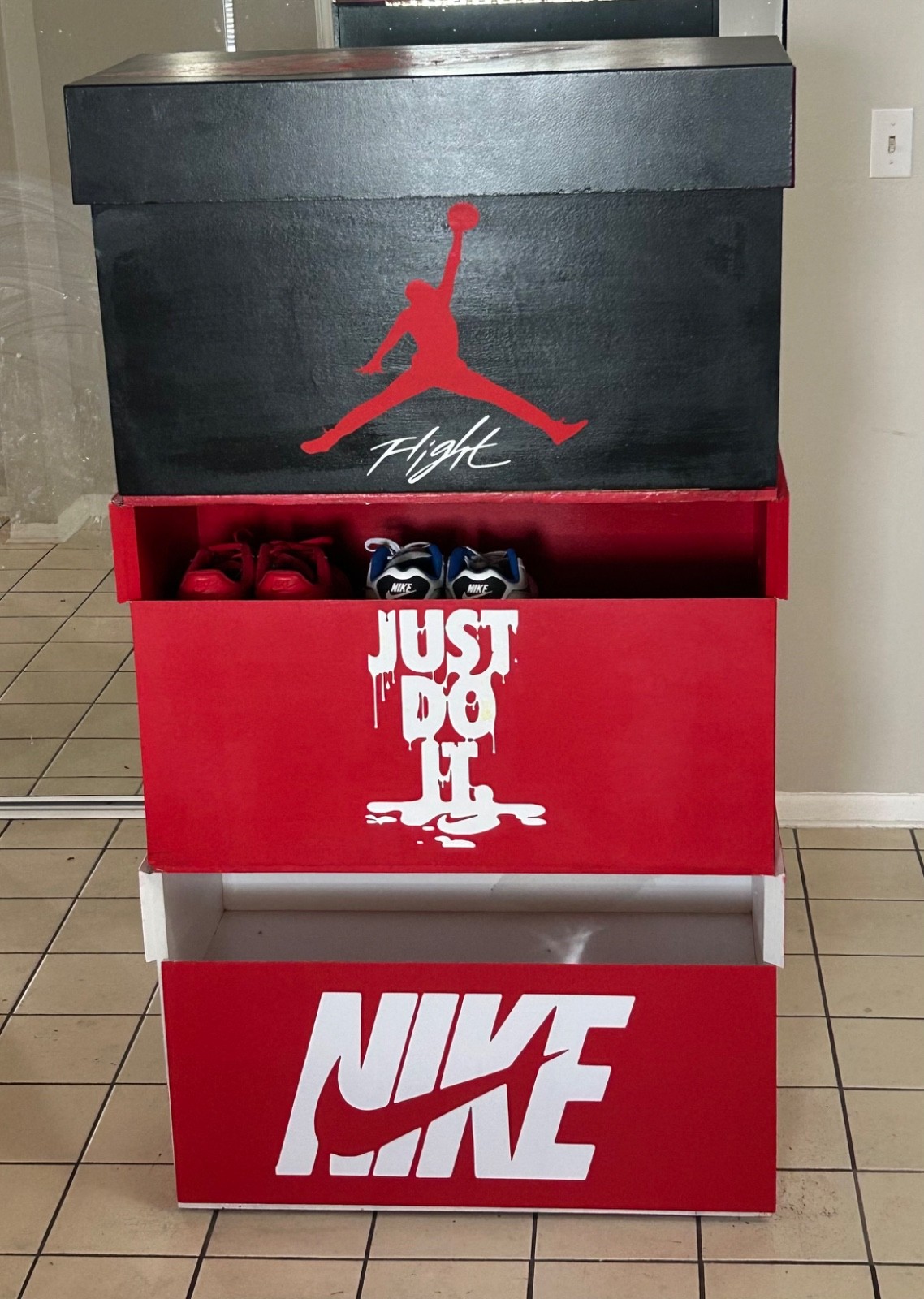 Custom Nike Jordan LeBron Sneaker Storage Box