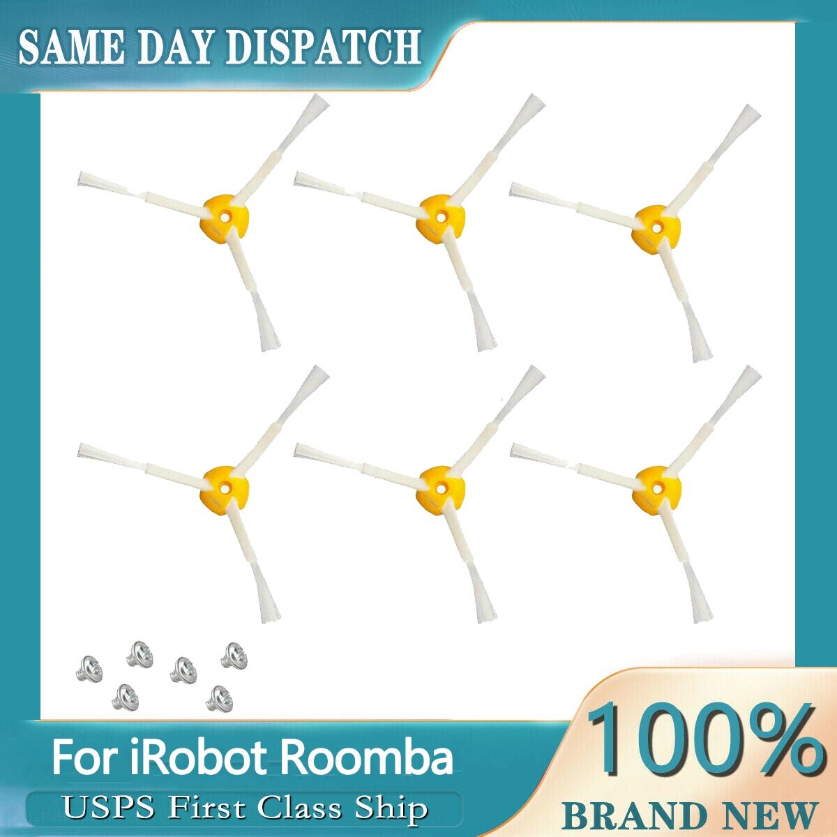 NEW Side Brush 3-Armed for iRobot Roomba 500 600 700 Series Vacuum Cleaner Parts