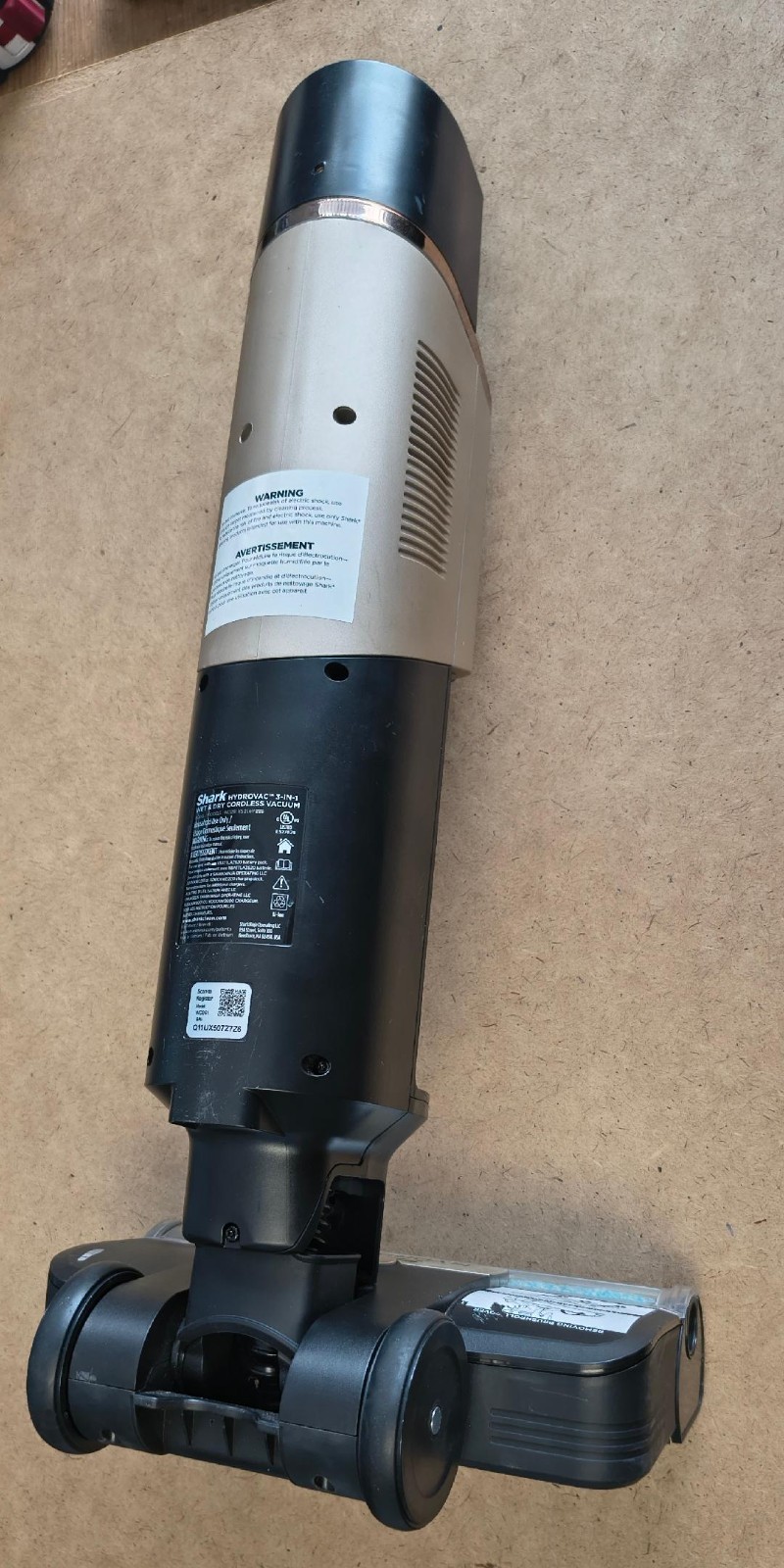 Shark WD261 HydroVac Cordless Vacuum For Parts Free US Ship
