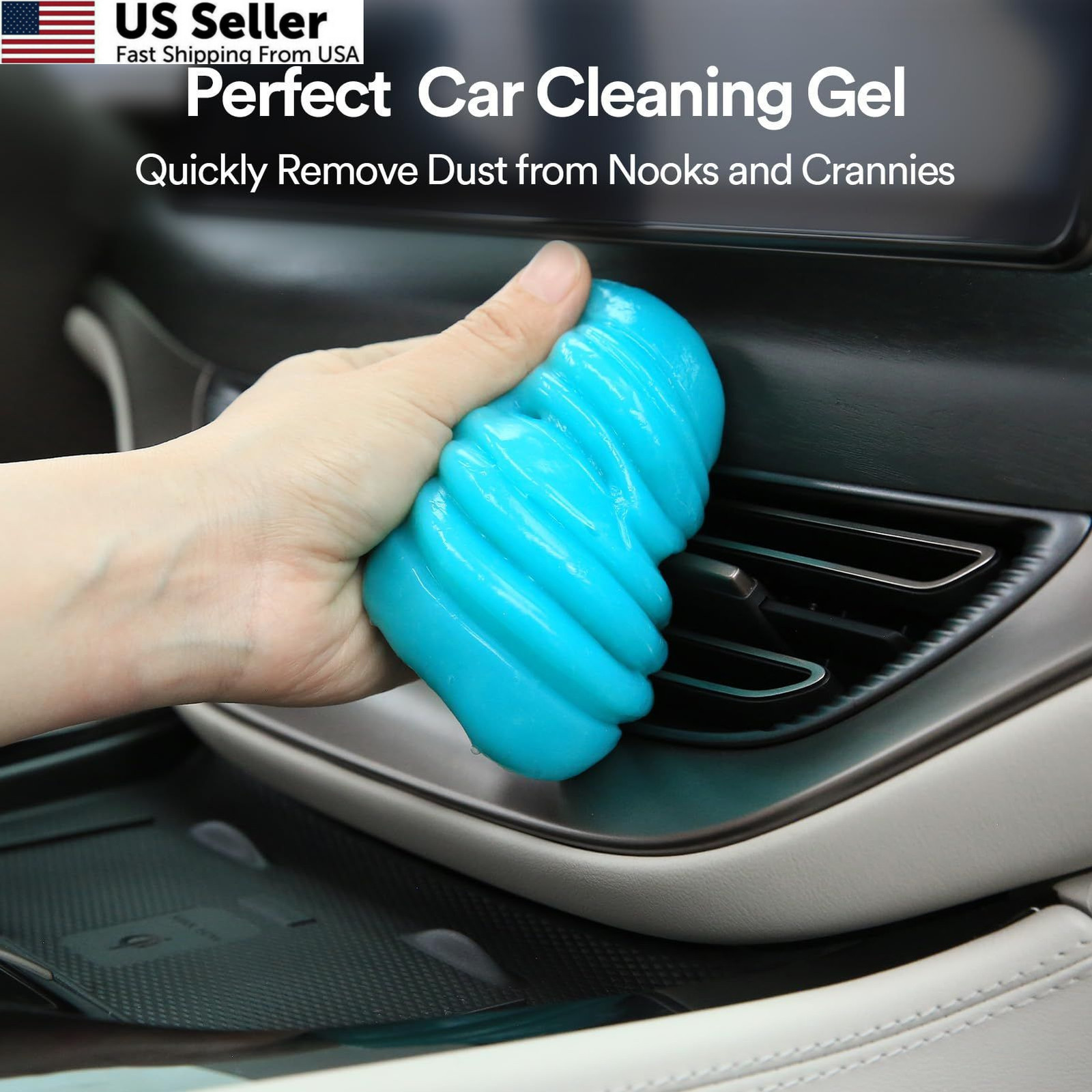 PULIDIKI Car Cleaning Gel Clean Putty, 5.6 Ounce (Pack of 1), Blue