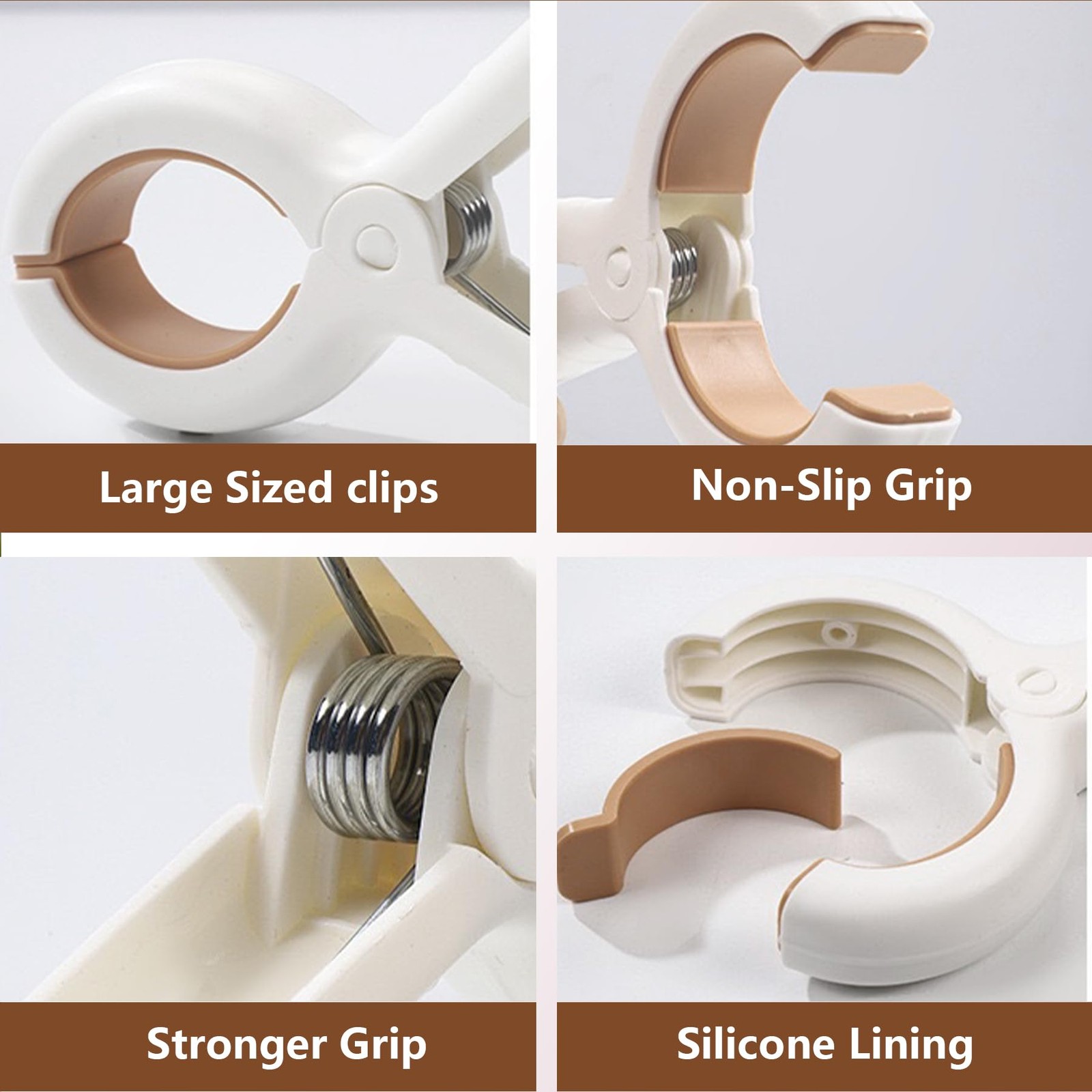 Beach Towel Clips Heavy Duty Plastic Towel Clips for Beach Pool Chairs on Cru…