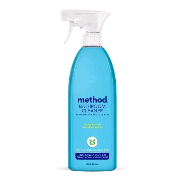 Method Bathroom Cleaner Eucalyptus Mint Cleans Soap Scum Mildew & Mold 28oz.263