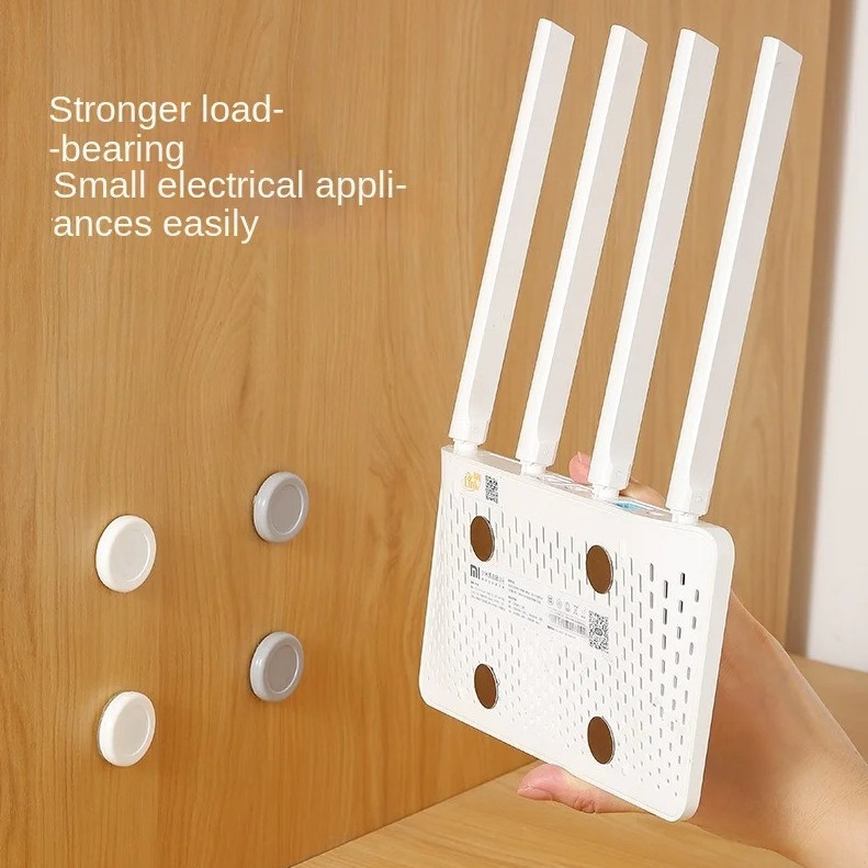 6 pcs Magnetic Remote Control Holder Wall Mount Adhesive Organizer