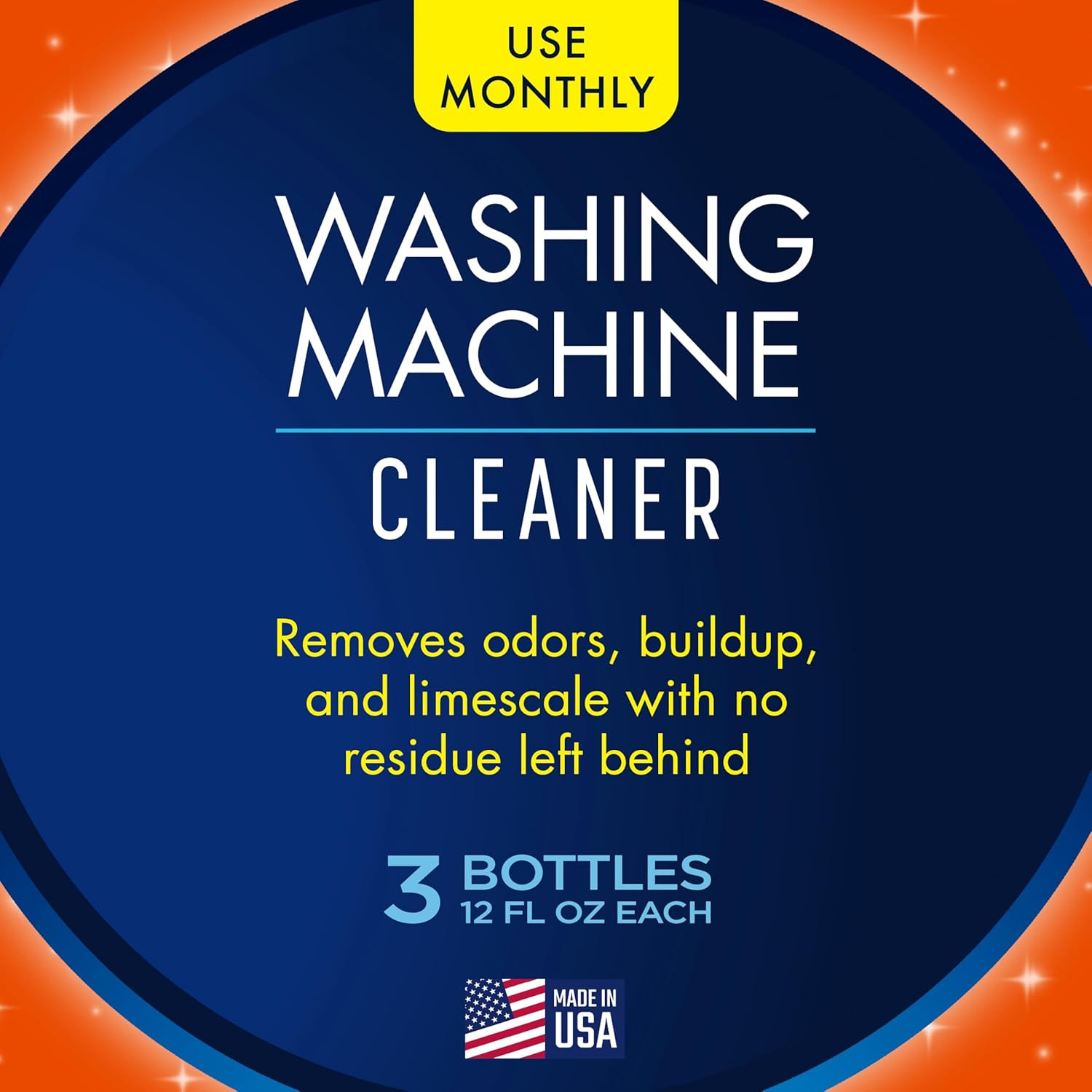 Washing Machine Cleaner, Helps Remove Odor, Buildup, and Limescale, Fresh Sce…