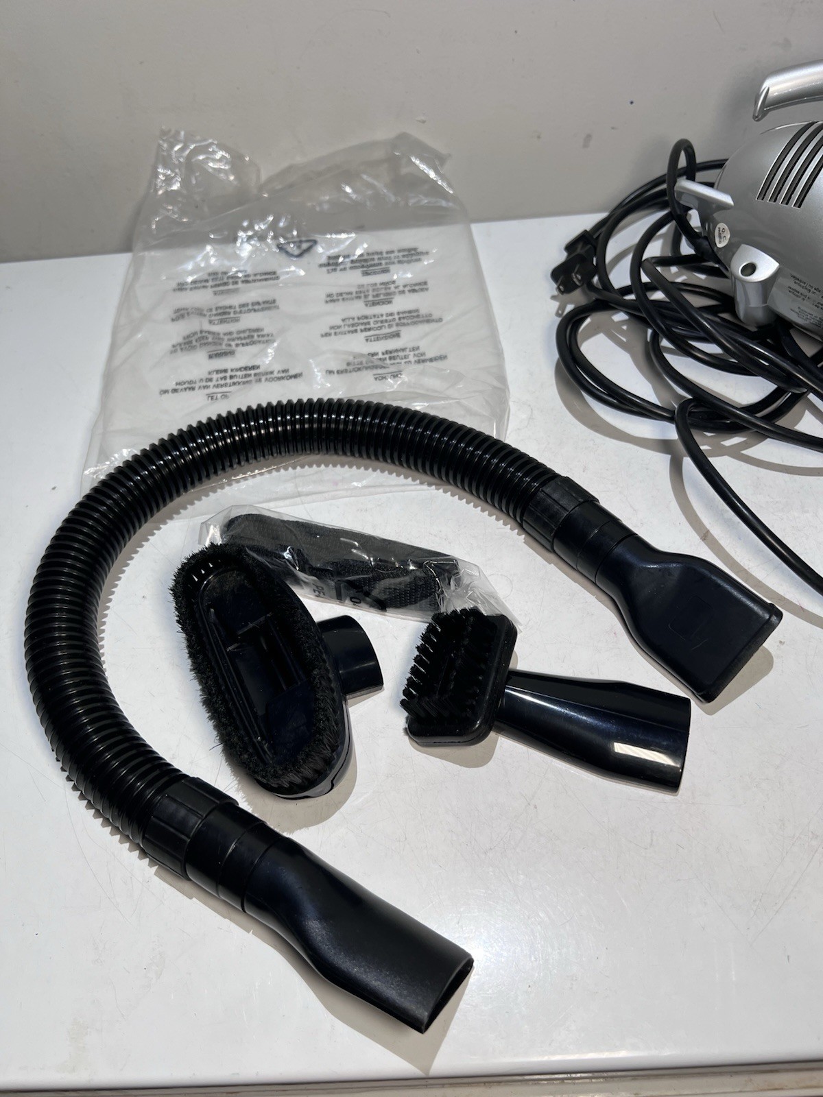 Vintage Shark EP033 Euro-Pro X Turbo Handheld Vacuum 600W Silver Bagless