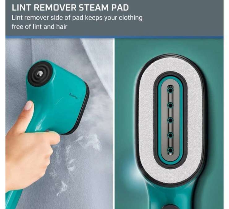 PurePop Handheld Clothes Steamer 1150 Watts 15 Sec Heat-Up New Open Box
