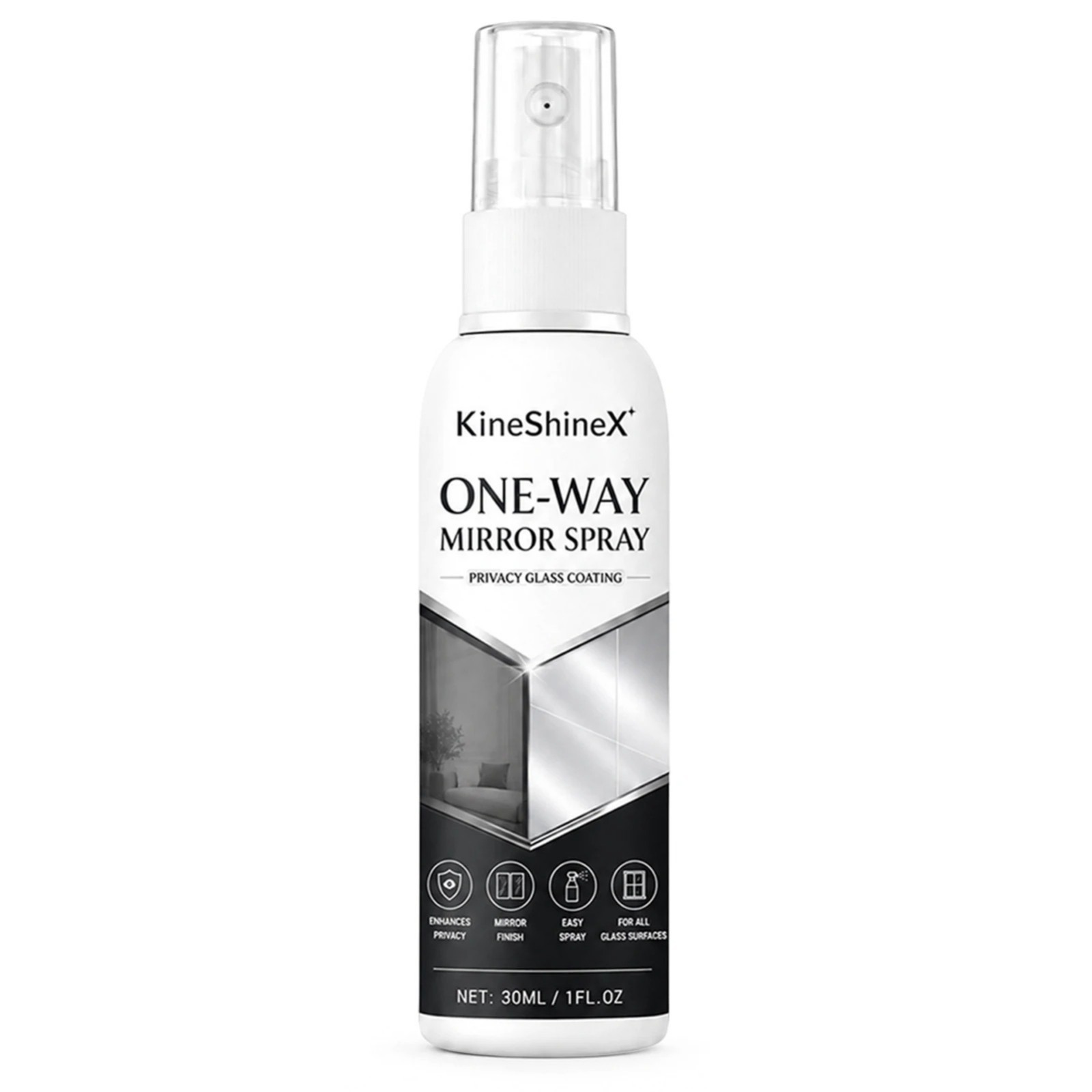 Infrared Blocking Spray, Reflective Window Sprays One-Way Mirror Privacy Shield