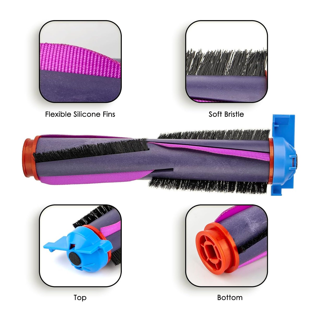 2x Main Roller Brush 278KKU2800 for Shark Robot Vacuum UR2650WS, AV2800, RV2800