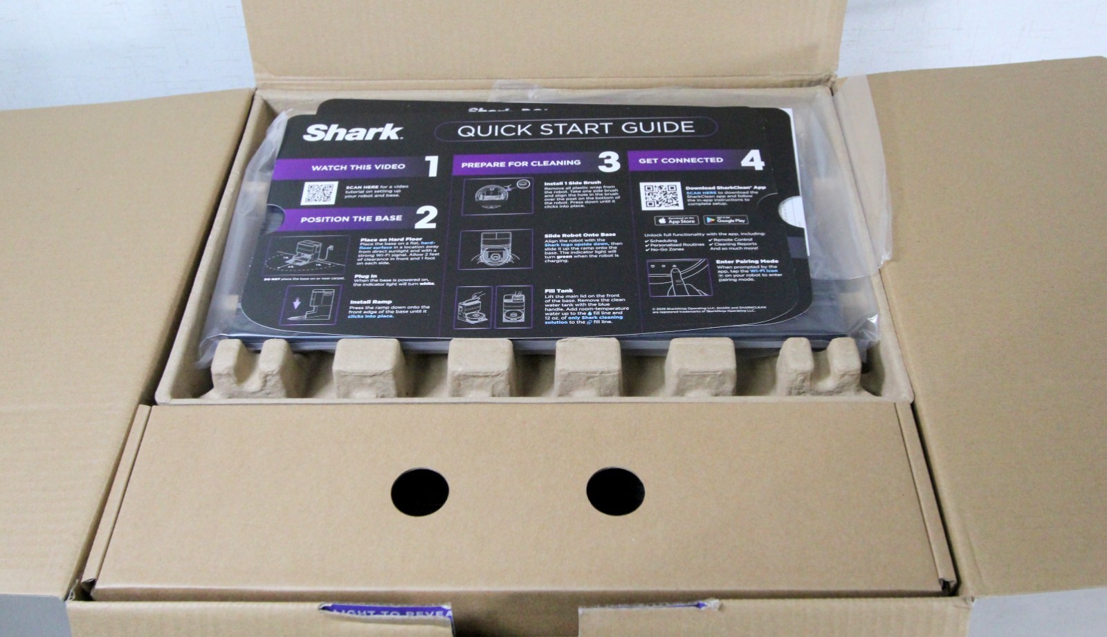 Shark – PowerDetect UV Reveal 2-In-1 Vacuum & Heated Mop – Black RV3010XE *NEW*