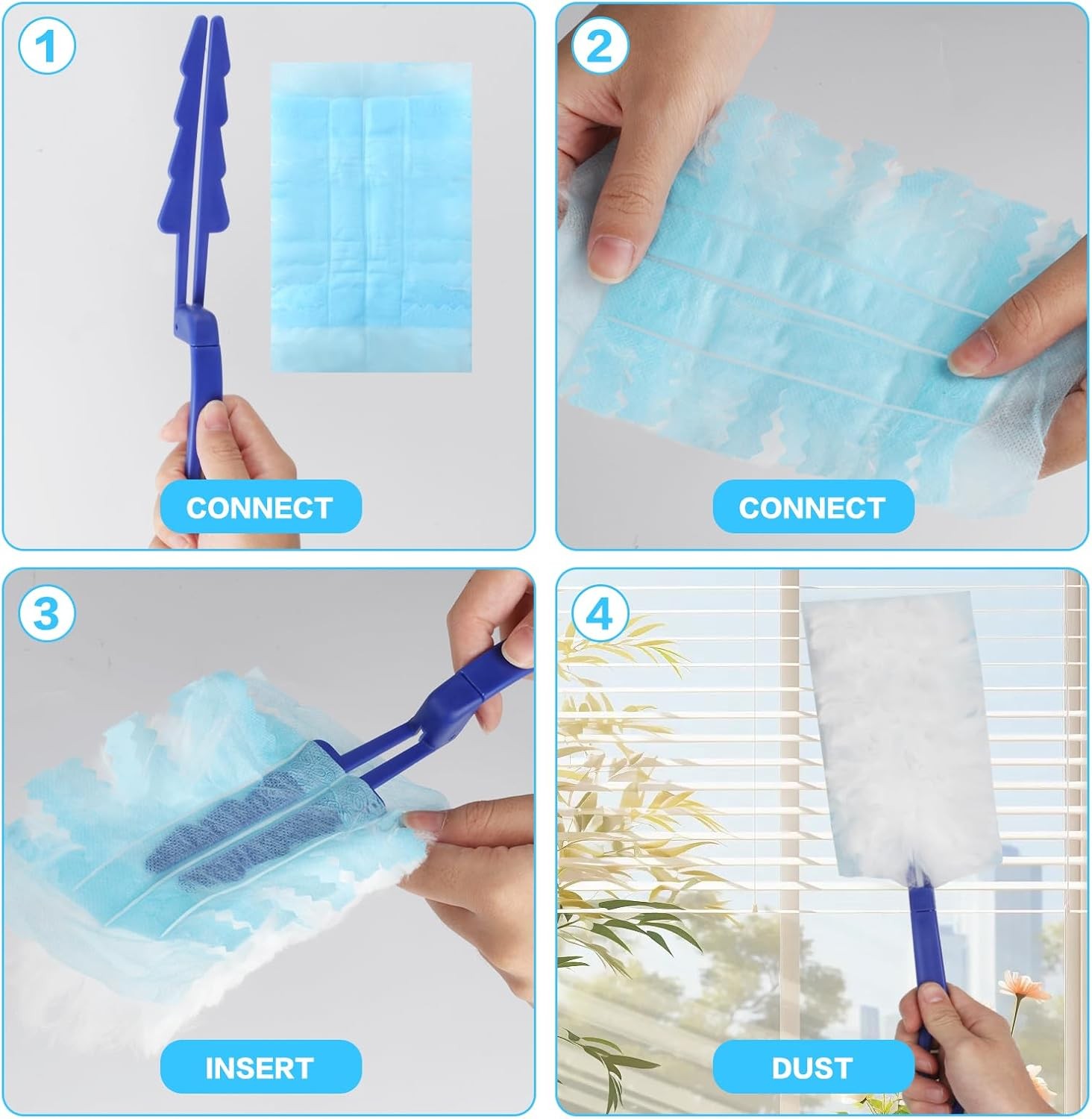 20 Pcs Swiffer Duster Refills Swiffer Dusters Heavy Duty Duster Duster Kit