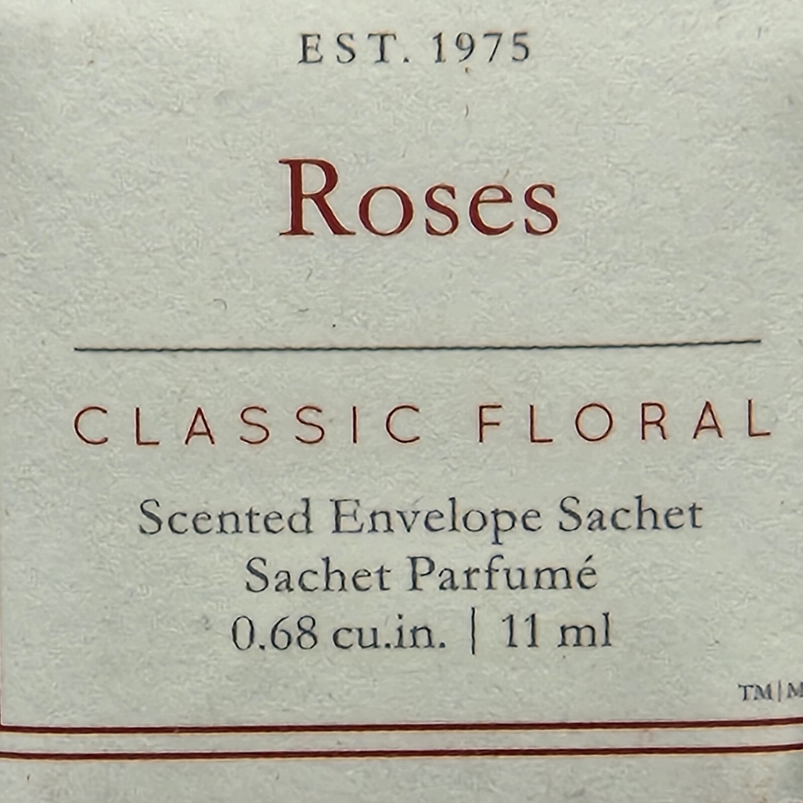 Greenleaf Sachet Roses Scent Classic Floral mini packets lot 3 ~ 0.68 cu in New