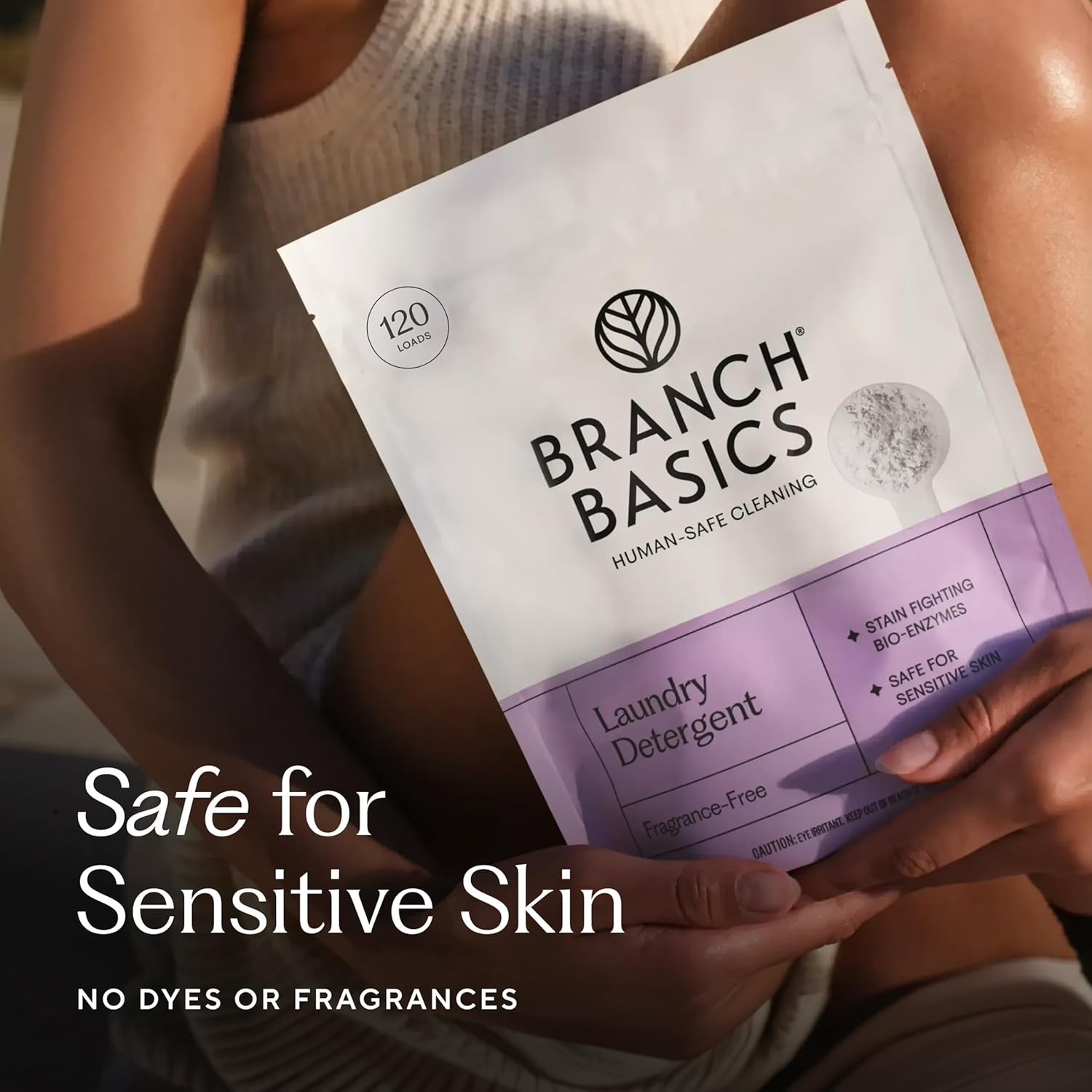 Branch Basics Laundry Detergent 4 lb Fragrance Free Plant Based 120 Loads 4lbs