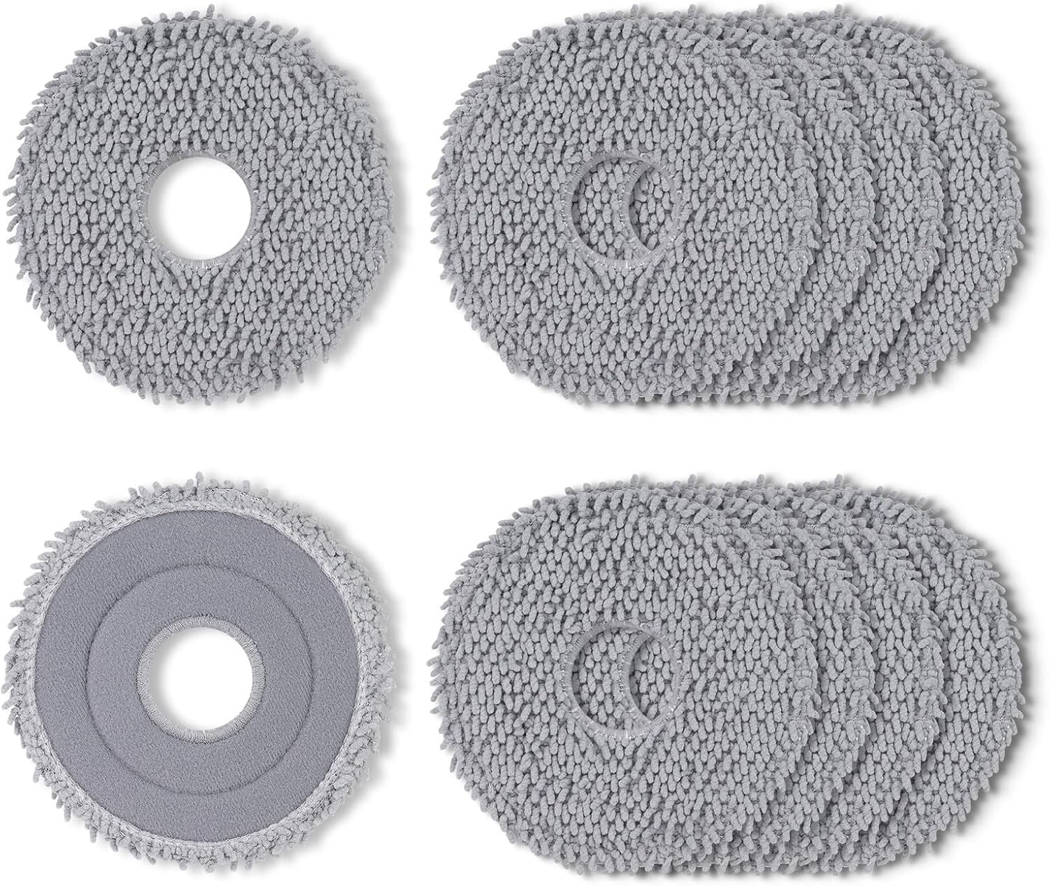 8 Pack Mop Cloths for Roborock Qrevo QV 35A/35S/S5V/Q Revo