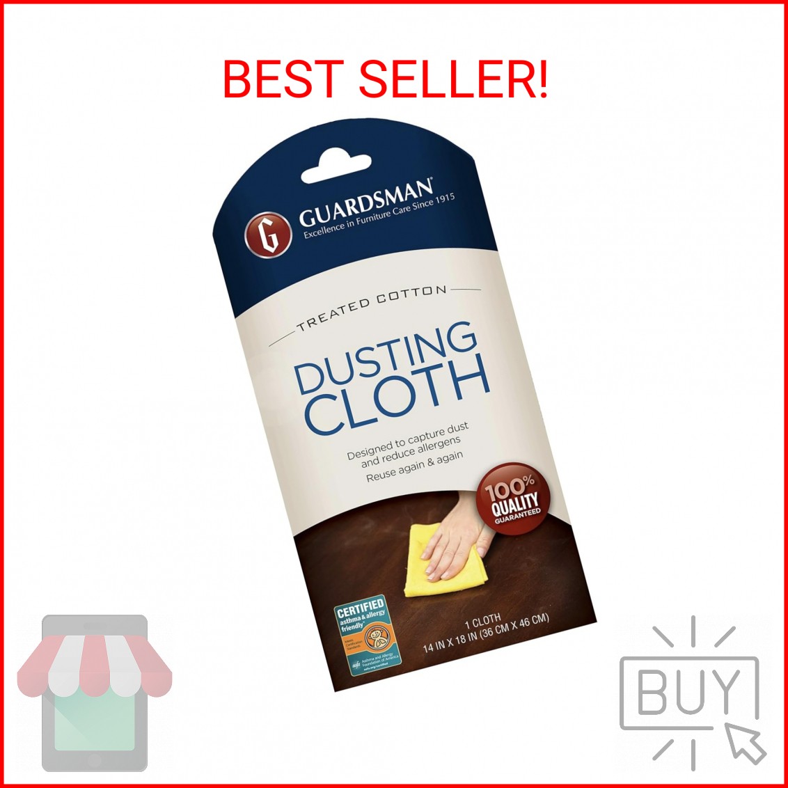 Guardsman Dusting And Cleaning Cloth