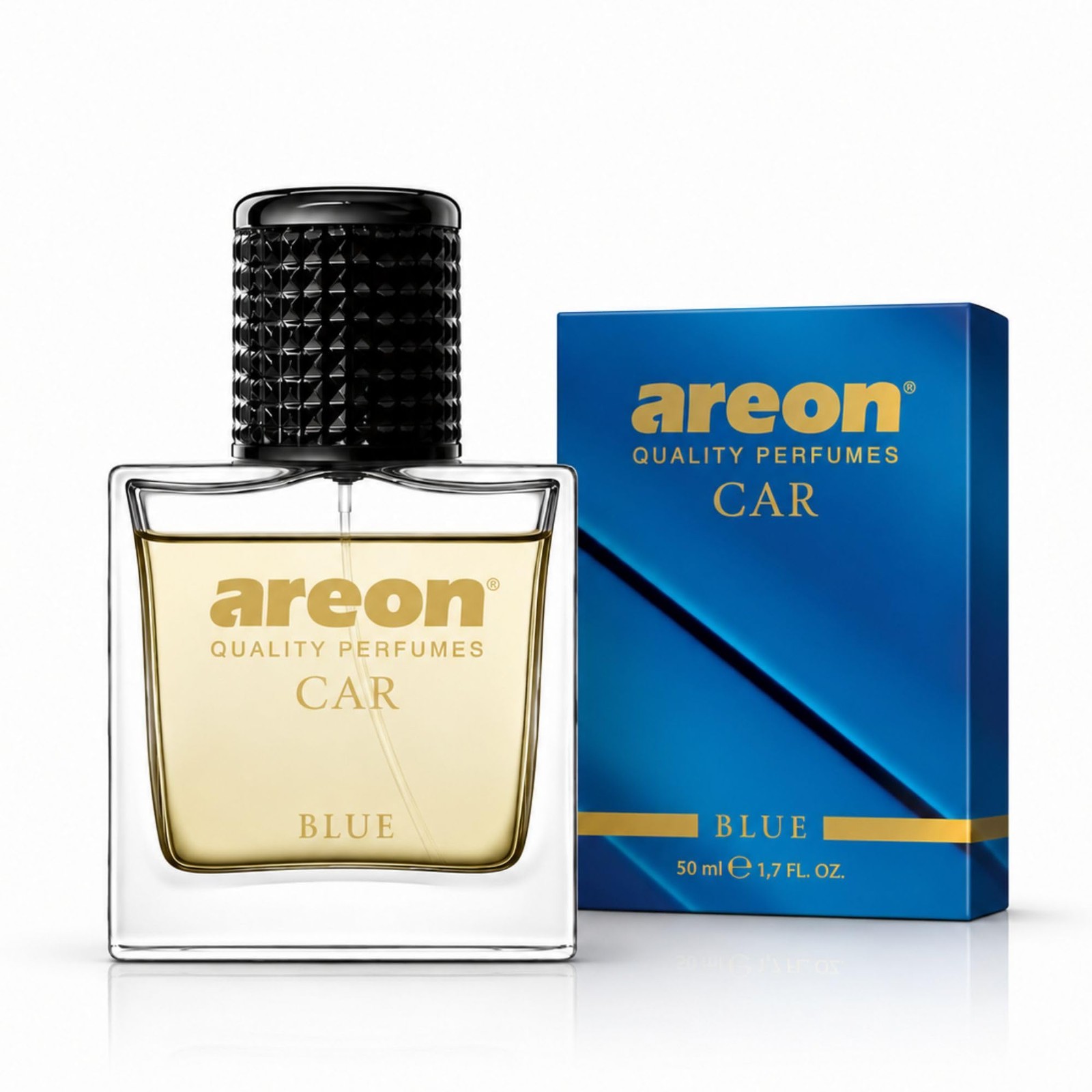 AREON Blue Cologne Air Freshener Glass Bottle 1.7oz