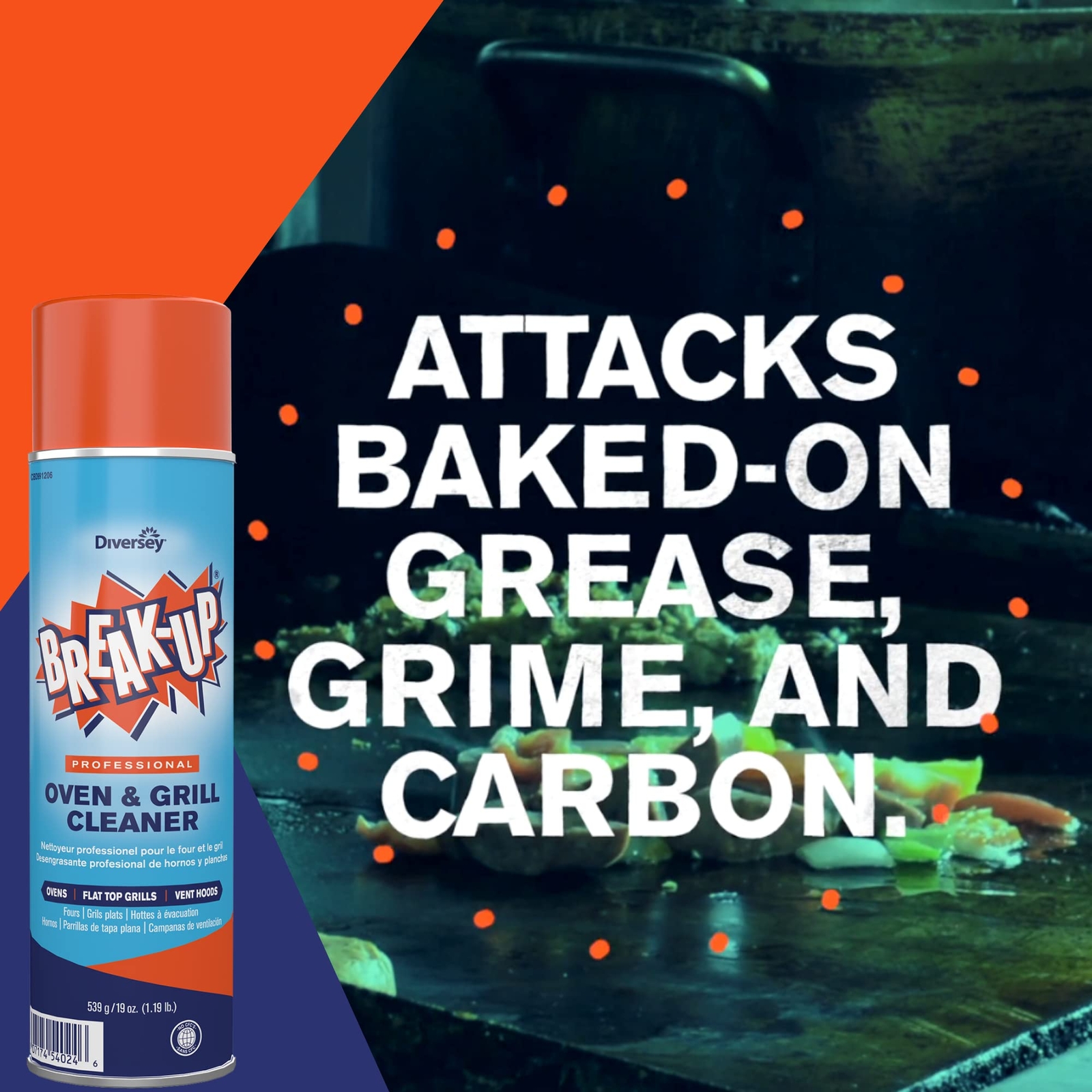 19 Ounce Heavy Duty Institutional Cleaner for Commercial Ovens and Grills