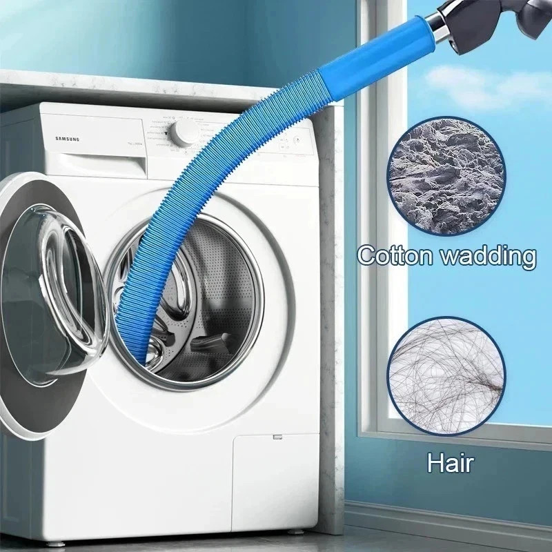 Dryer Vent Cleaner Kit Vacuum Hose Attachment Brush Lint Remover Power Washer