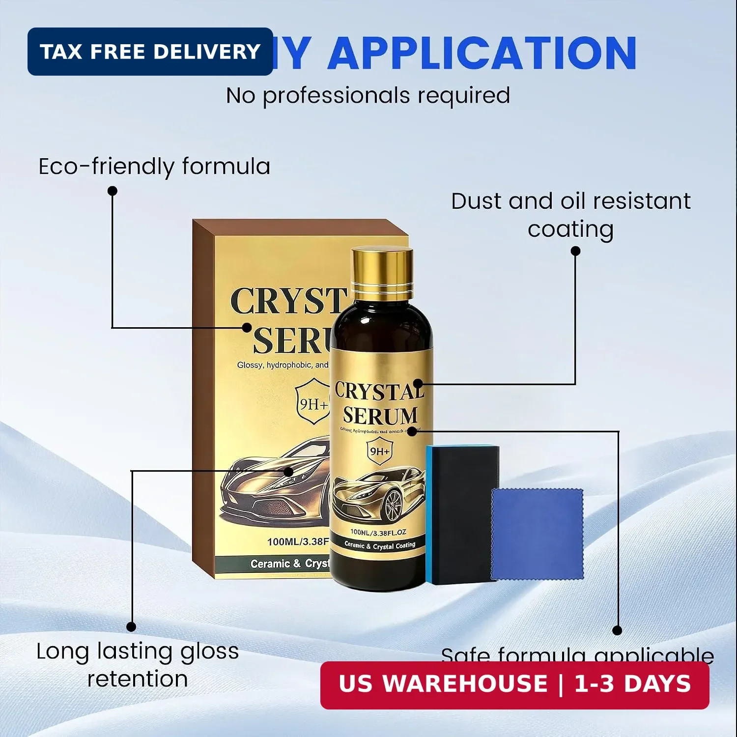 100ML Crystal Serum，New Ceramic Coating for Cars，Advanced Graphene Ceramic Coati