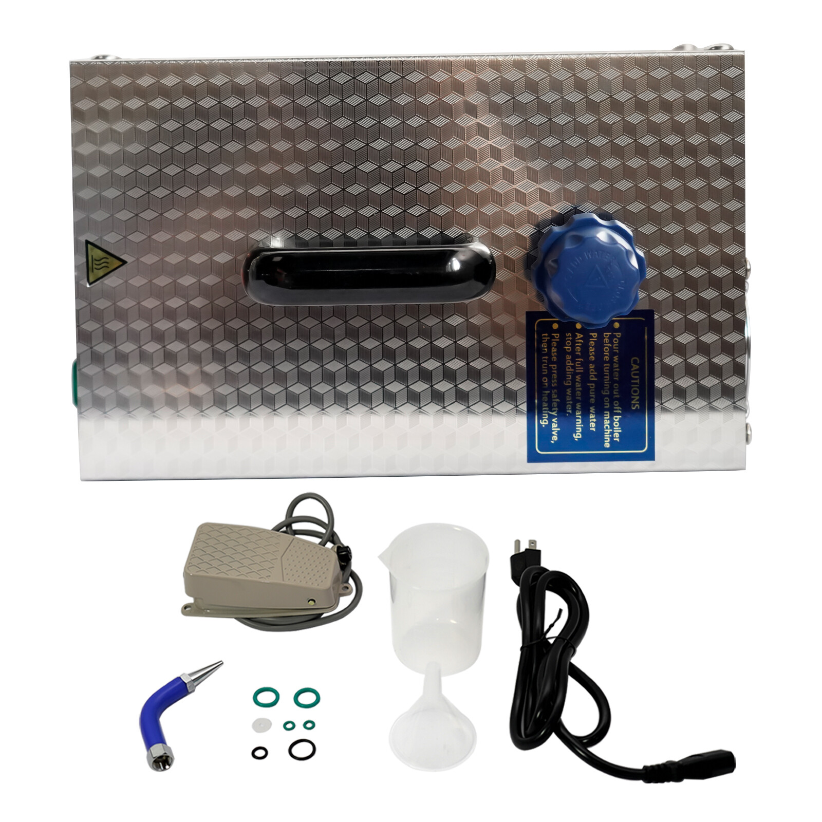 110V 1300W Jewelry Steam Cleaner, 2L Durable Jewelry Steam Cleaning Machine