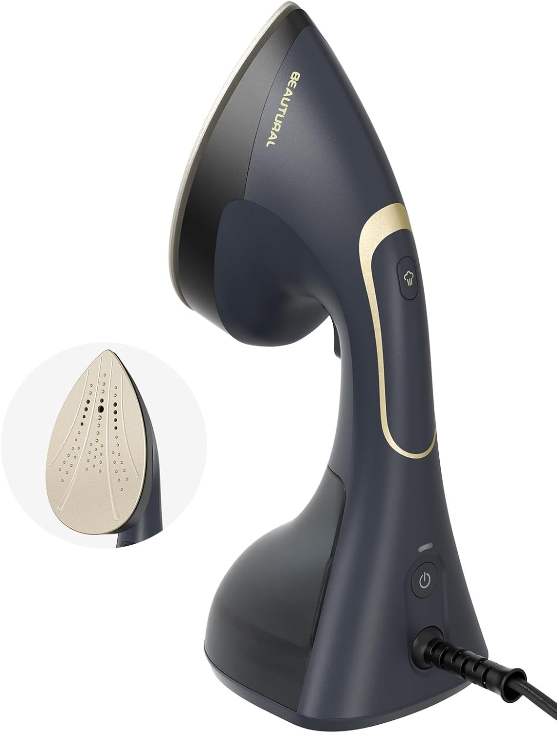 Versatile Handheld Steamer and Iron – 200ml Capacity & 8ft Cord for Convenience