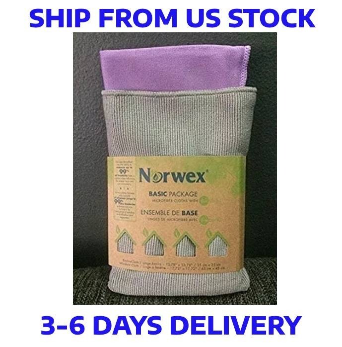 Norwex Basic Package, EnviroCloth + Window Cloth. FAST FREE SHIPPING FROM USA