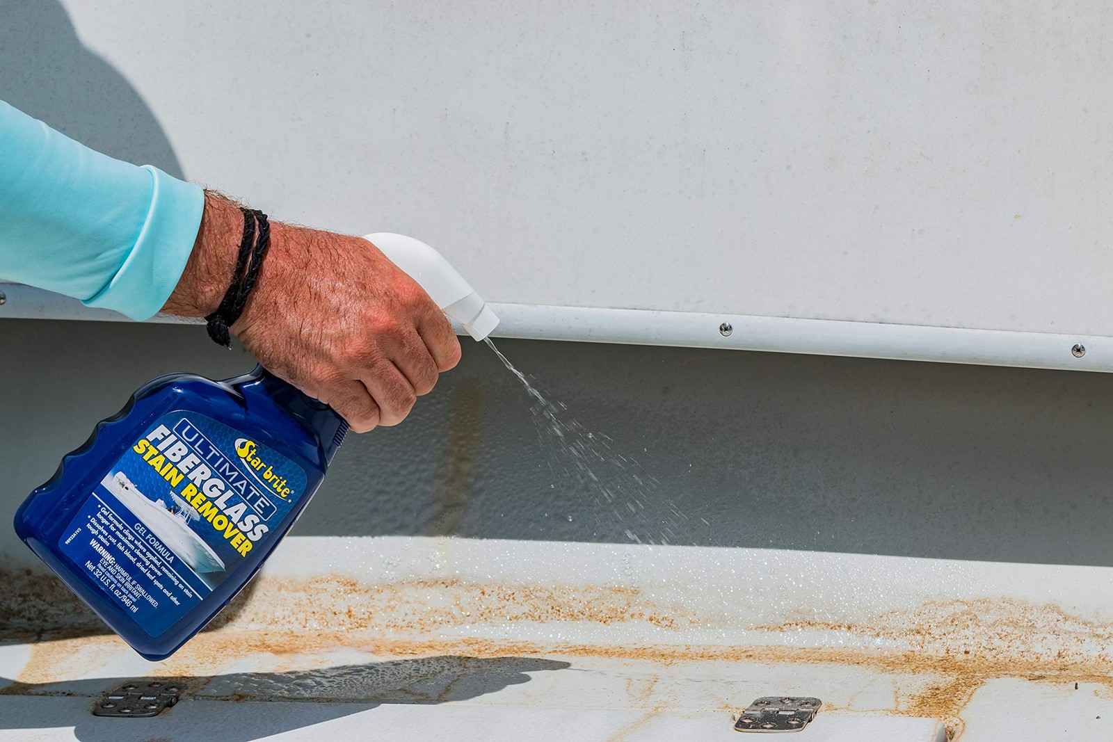 STAR BRITE Ultimate Fiberglass Stain Remover – 1 Count (Pack of 1), blue