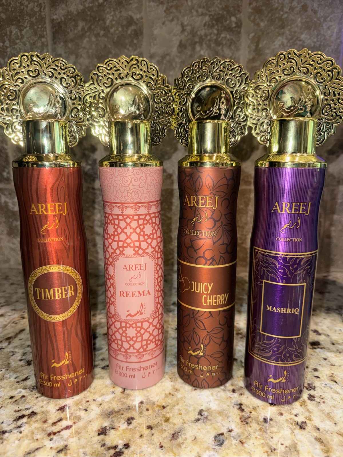 Lot of 8 – Luxury Areej Collection Air Freshener Spray 300ml ea, $280 MSRP NEW
