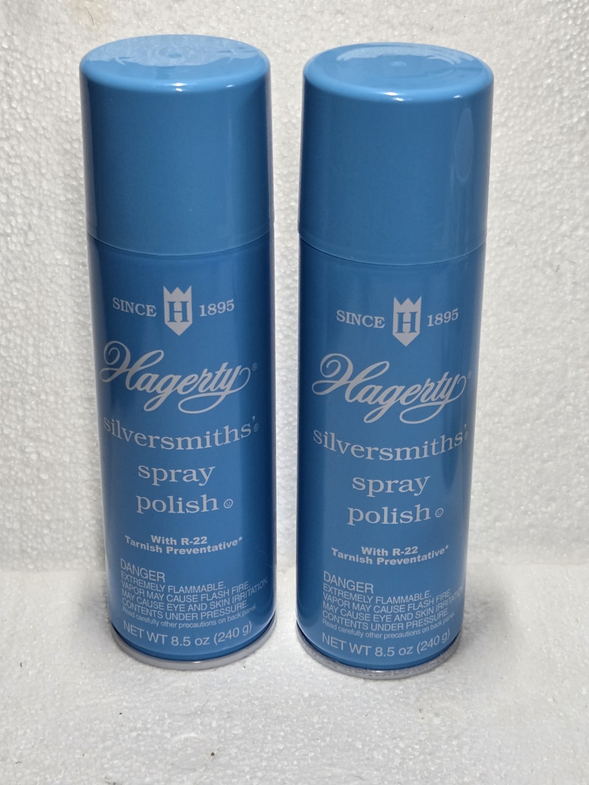 LOT 2 Hagerty No Scent Silversmiths’ Spray Polish 8.5oz Liquid Can