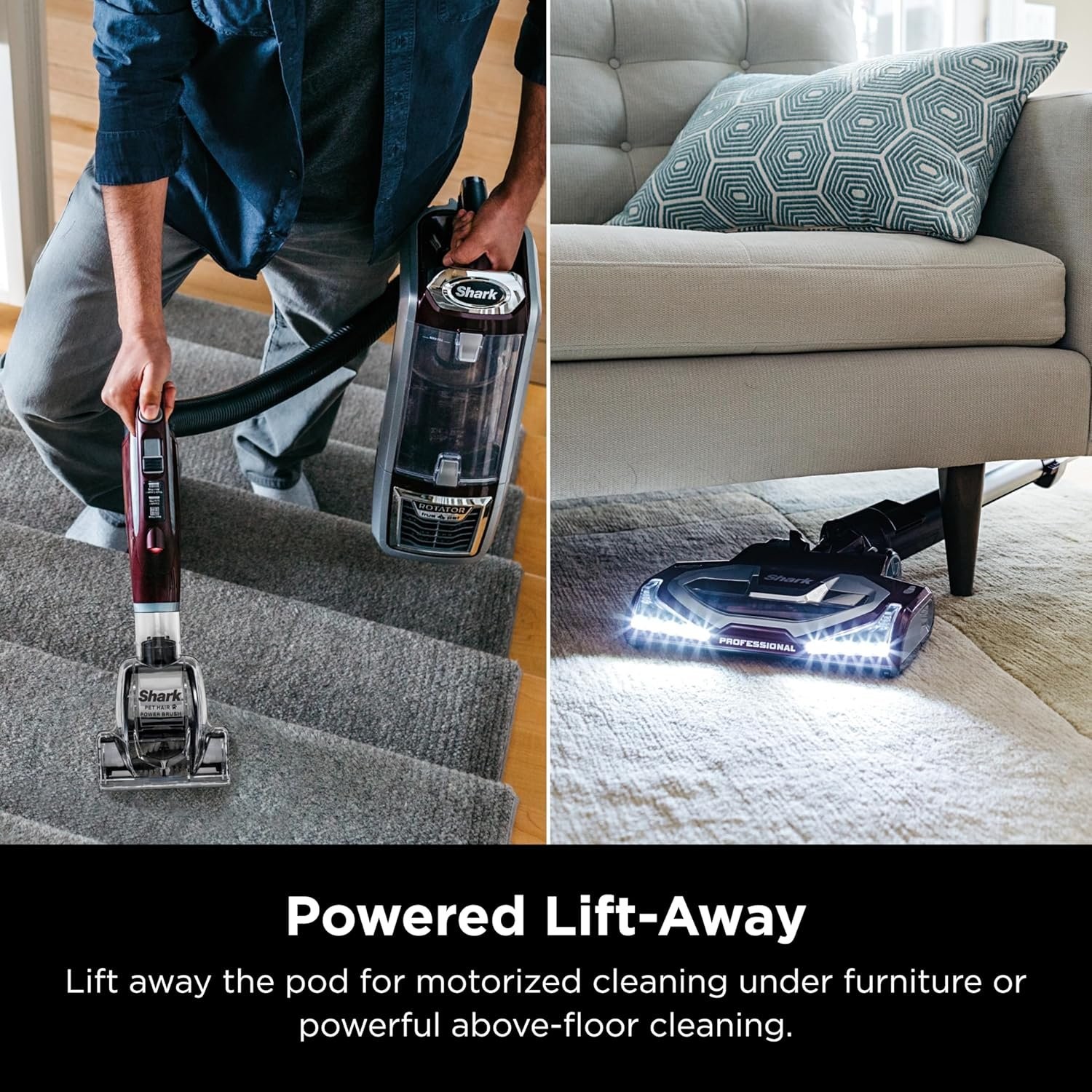 Shark NV752 Rotator Powered Lift-Away TruePet Upright Vacuum with HEPA Filter