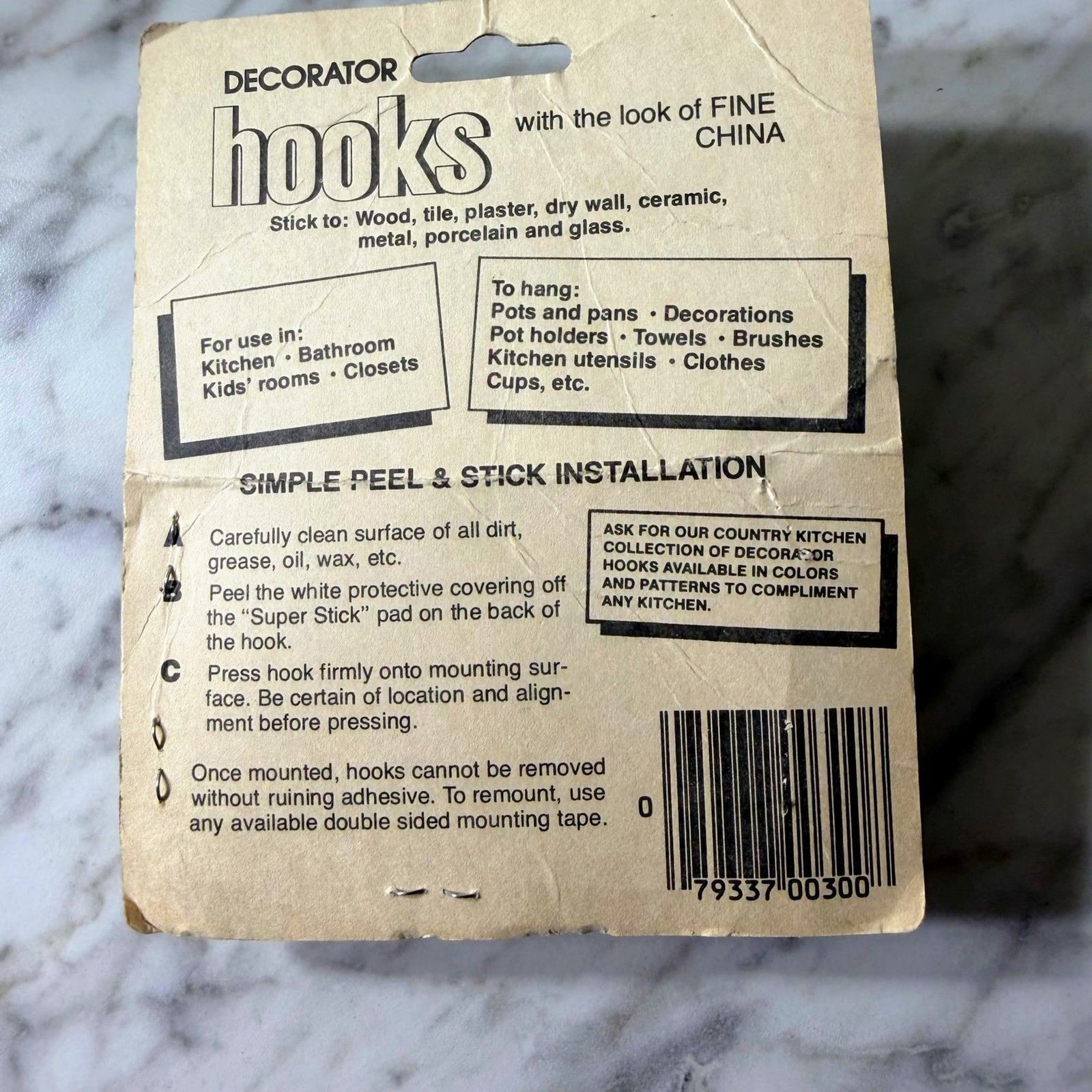 Vintage Decorator Hooks Lot of 4 Holly Hobbie Style Girls China Look Woolworth