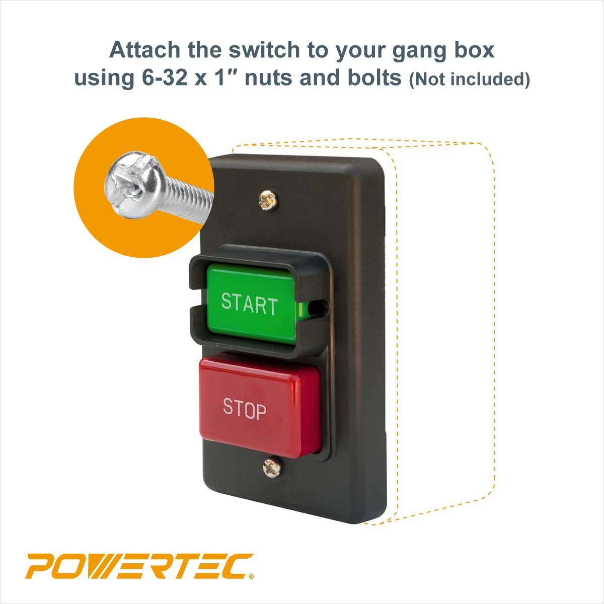 Compact 120/230V On/Off Switch – Safe and Reliable Power Control for Machines