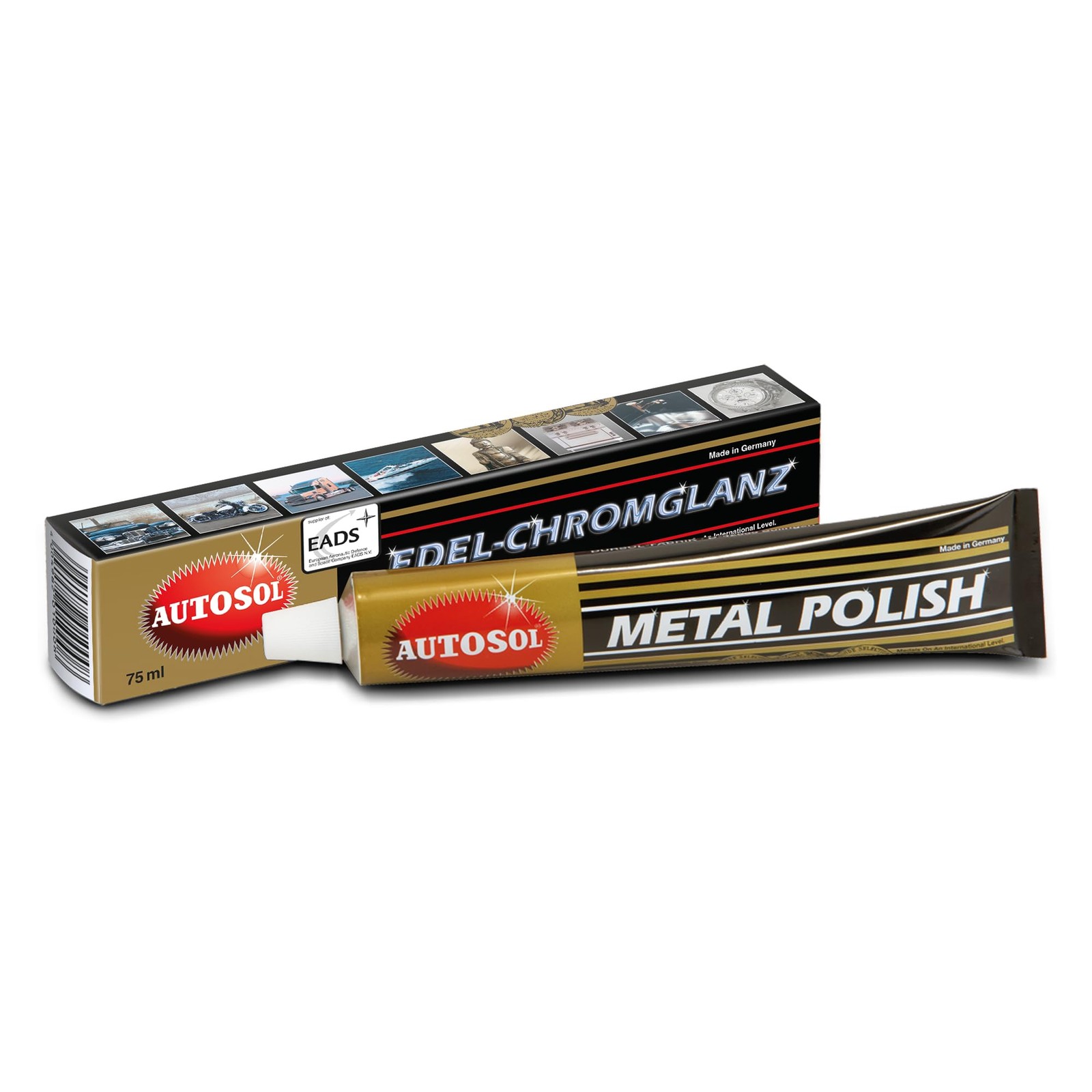 Metal Polish 75ml – Chrome Shine & Polish for Cars, Bikes, Boats, Household Use