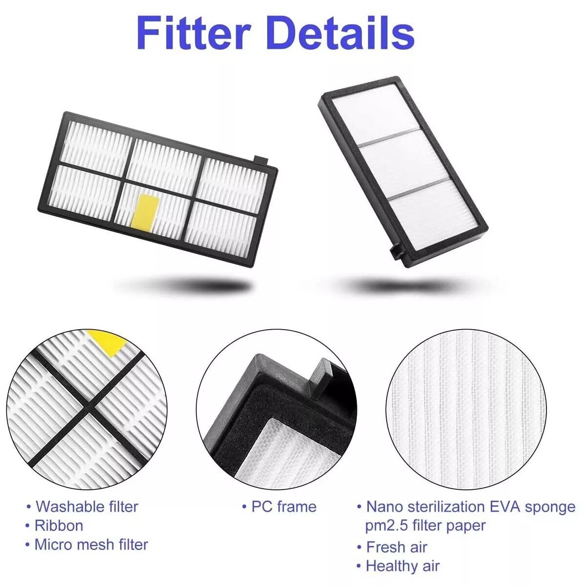 Filter Replacement for iRobot Roomba 800 900 Series 805 960 Vacuum Cleaners part