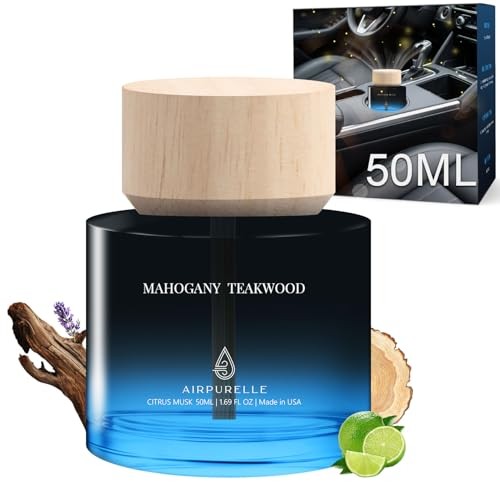 Car Air Freshener 50ML (1.7 FL OZ) Car Mahogany Teakwood – Wooden Cup Holder