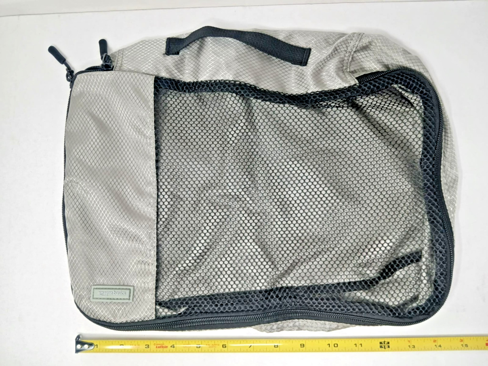 Travel Smart: Medium Packing Cubes Set with Double Zippers – Gray Polyester