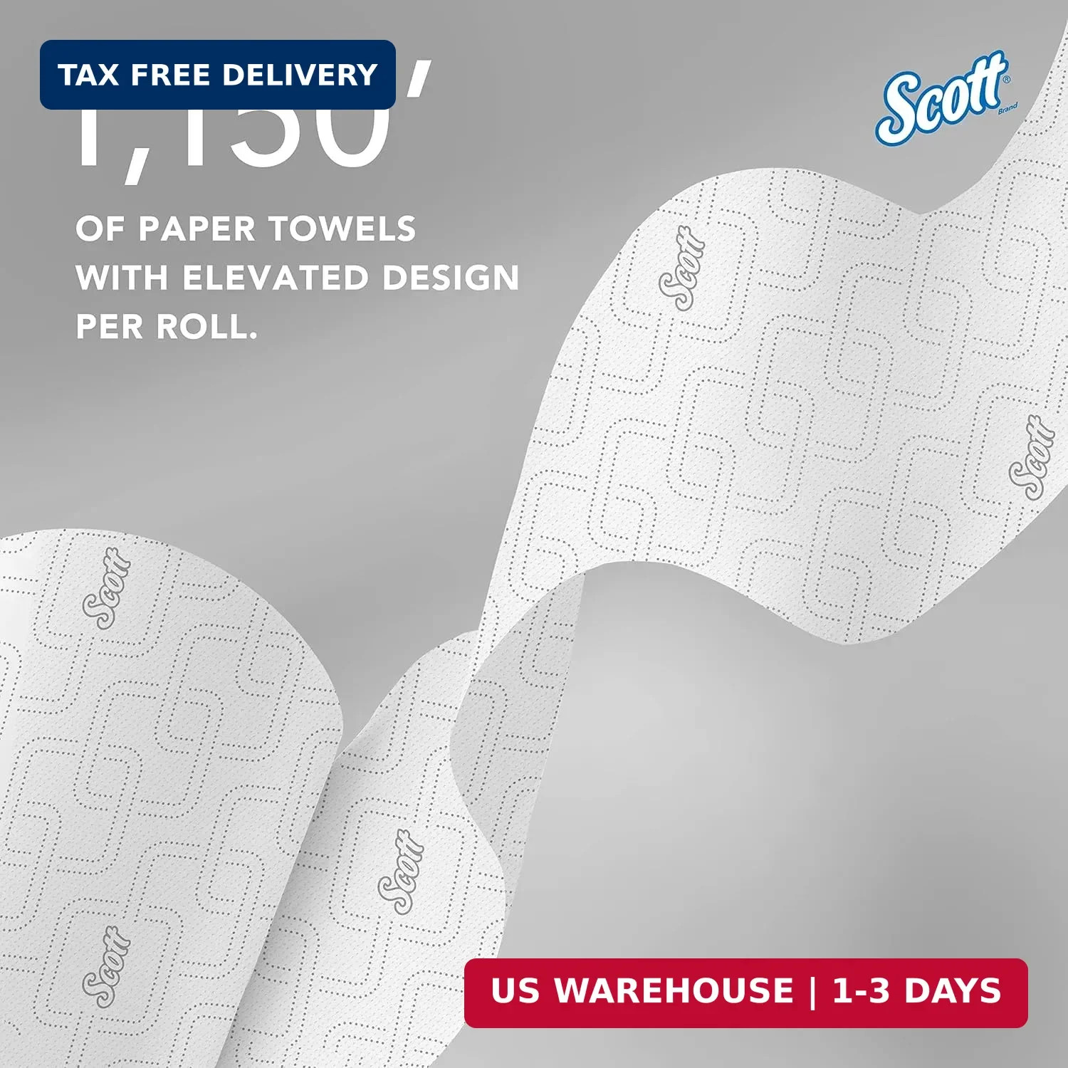 Scott Professional High-Capacity Hard Roll Paper Towels, Bulk (25702), Hardwound