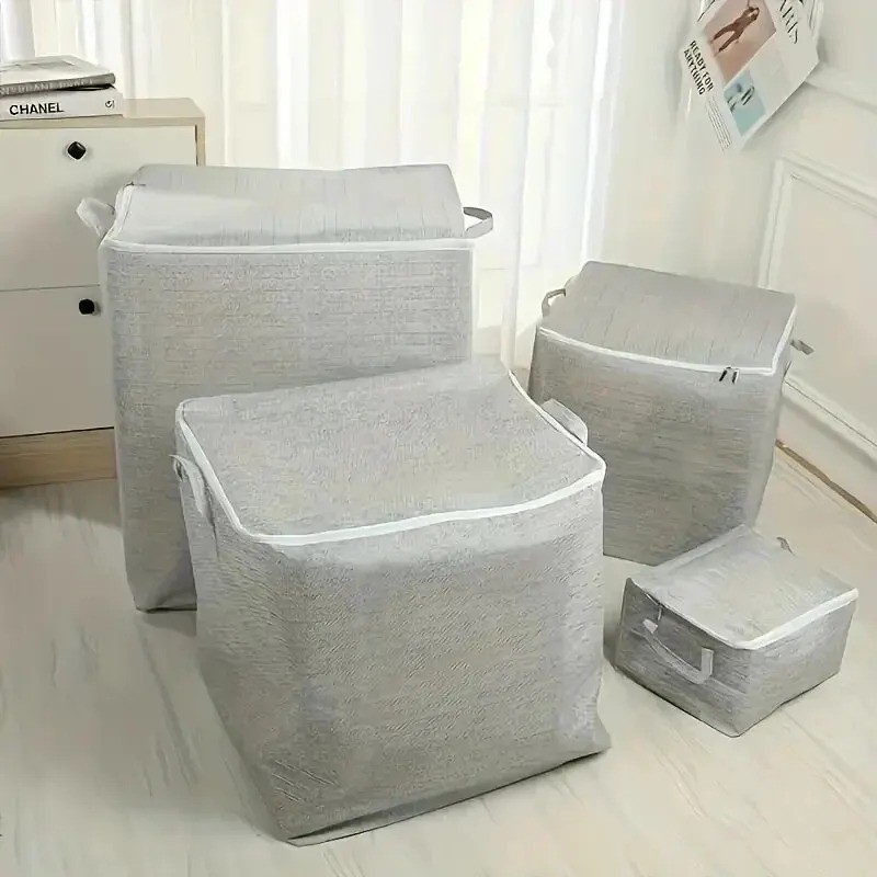 Storage Box with Lid Modern Space Saving Organizer for Clothes -Extra Large USA