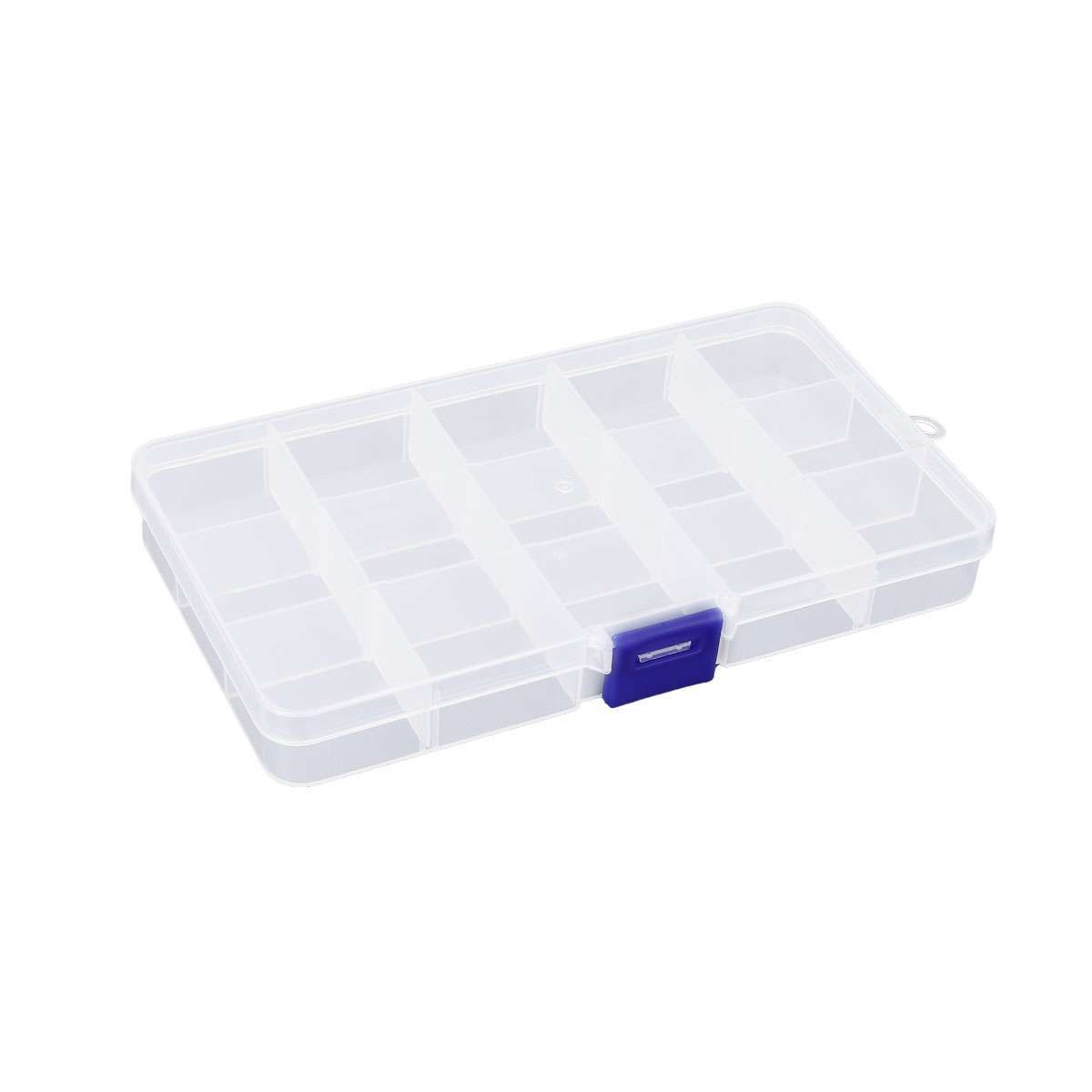 6Pcs Set Small Plastic Storage Container Boxes Box DIY Coin Screw Jewelry Travel