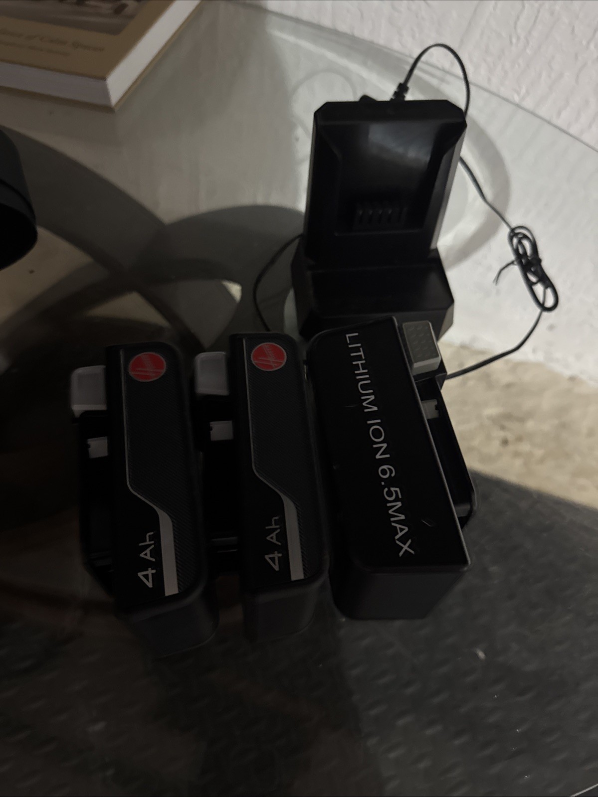 Hoover ONEPWR 4.0 Amp Lithium Ion Battery Set Of 3 , 2 OEM, 1 NOTOEM With Charge