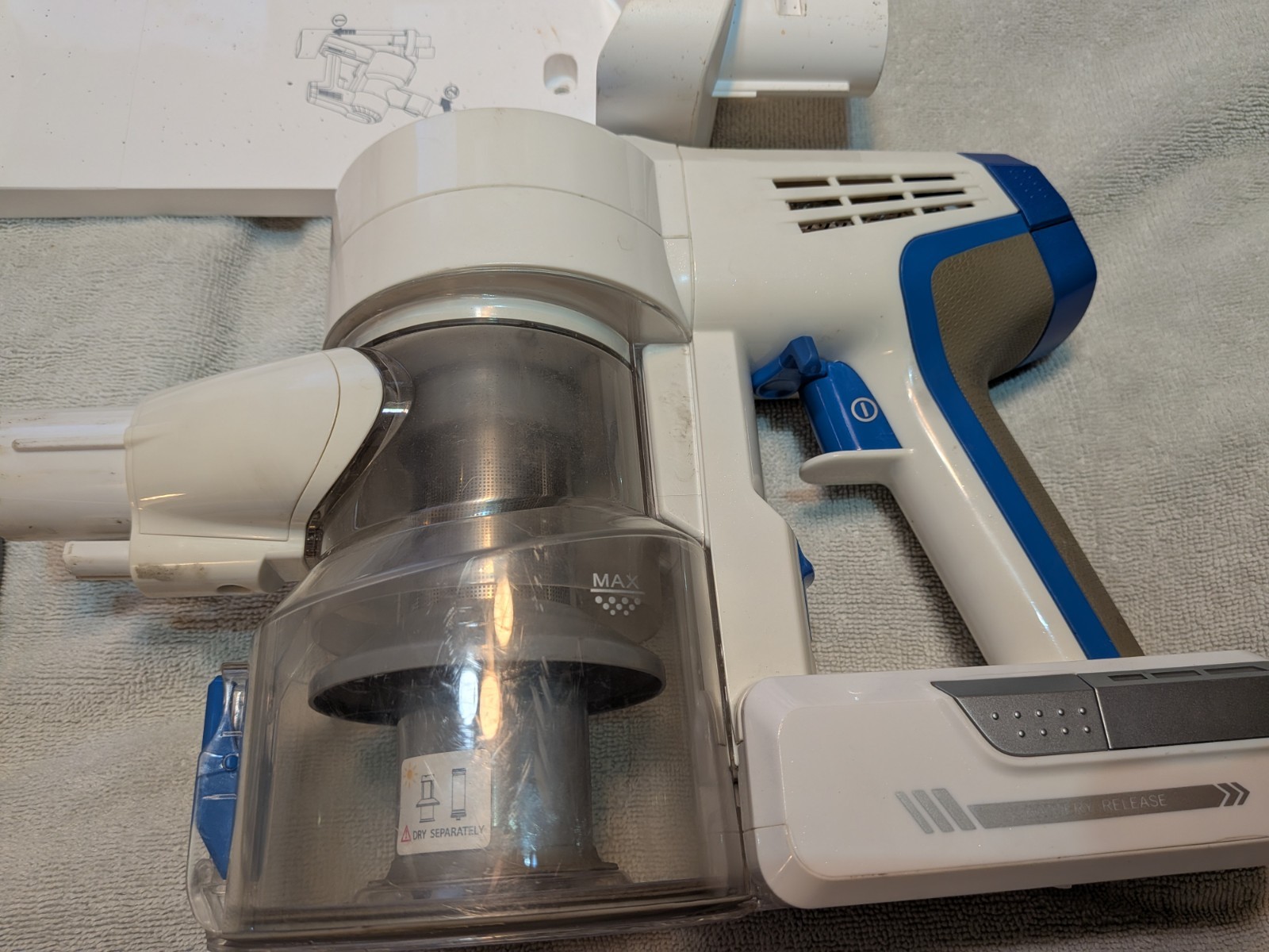 GENUINE Tineco A10 Hero Cordless Vacuum Head Motor Body- (No Battery)