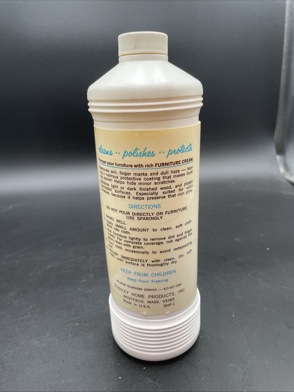 Stanley Home Products Furniture Cream Stanhome 22oz Bottle 3/4 Full