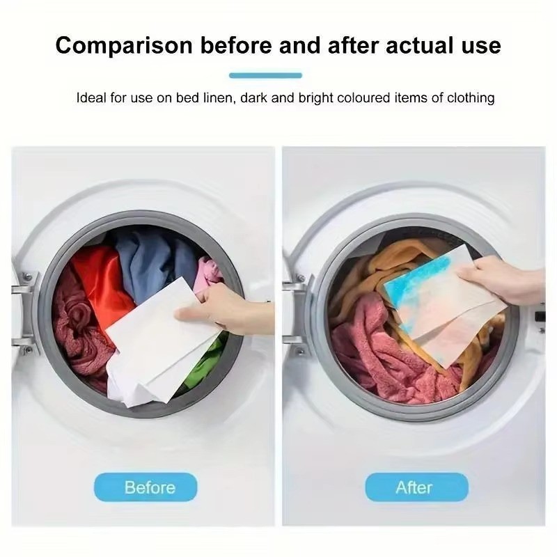 50 Color Dye-Resistant Cloth for Laundry, No Chemical Composition Mixed Laundry