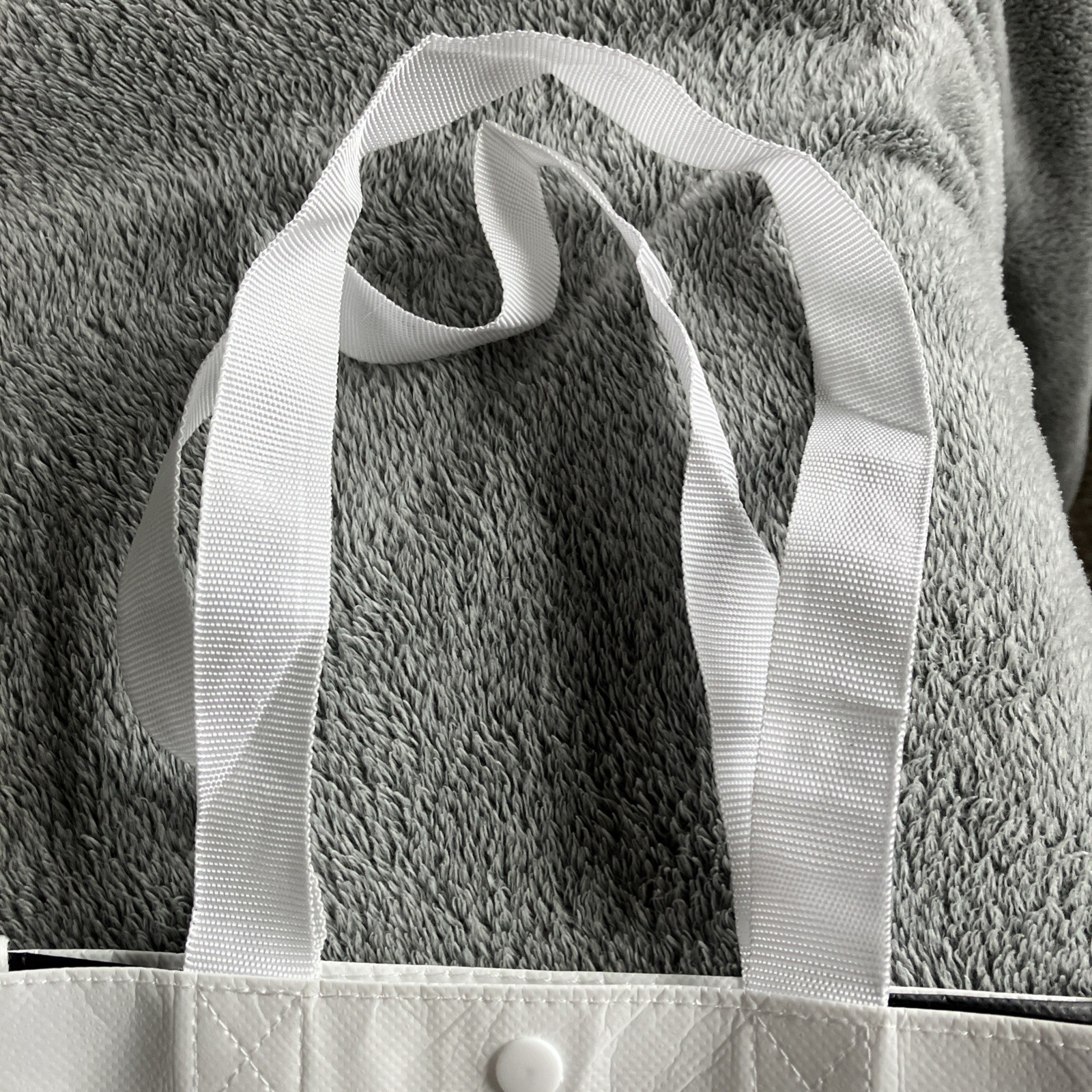 Lululemon Shopping Tote Bag Reusable Black And White 9×12 Lot Of 2