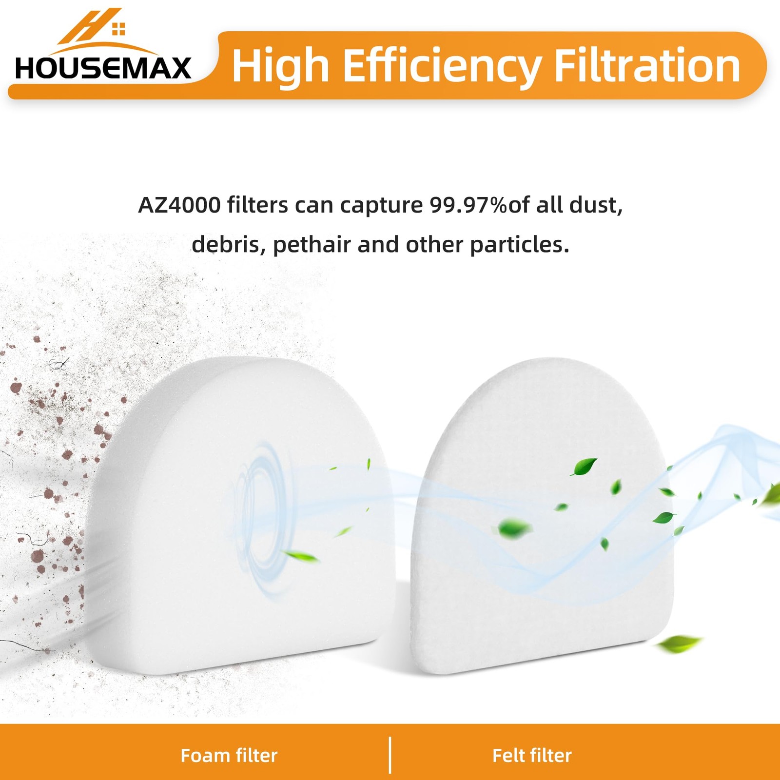AZ4002 for Shark Powerdetect Upright Vacuum Cleaner AZ4000 AZ4002 AZ4000C, 4 …