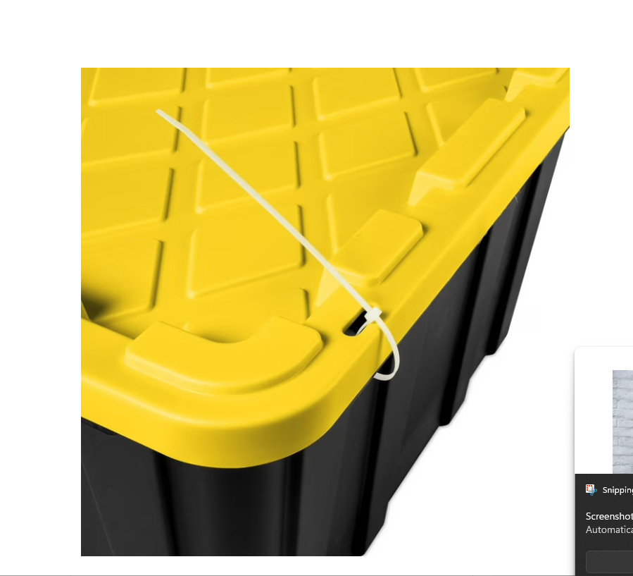 6 PACK Sterilite Large Storage Bin, 27 Gallon Durable Plastic Storage Tote