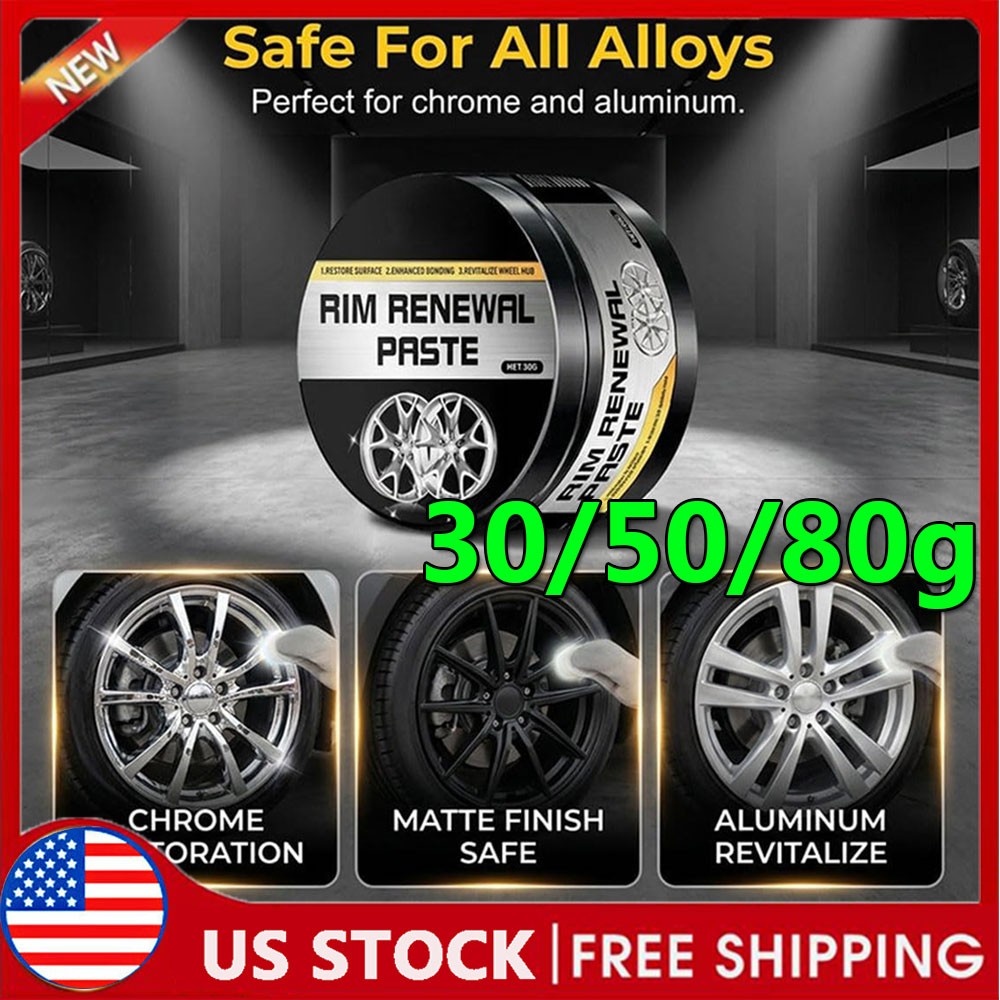 All-in-One Wheel Care&Restoration Paste,Wheel Restoration Polish Buffs
