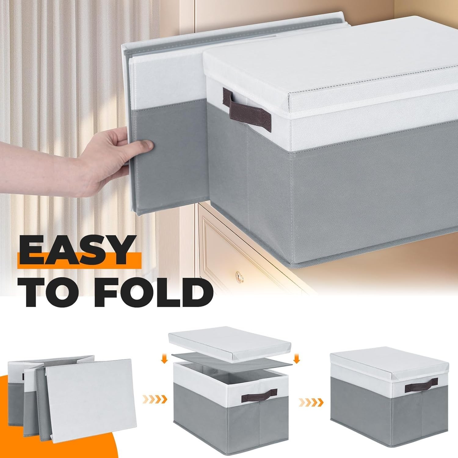 Gift Ready Decorative Storage Baskets with Lids Ideal for Housewarming Events